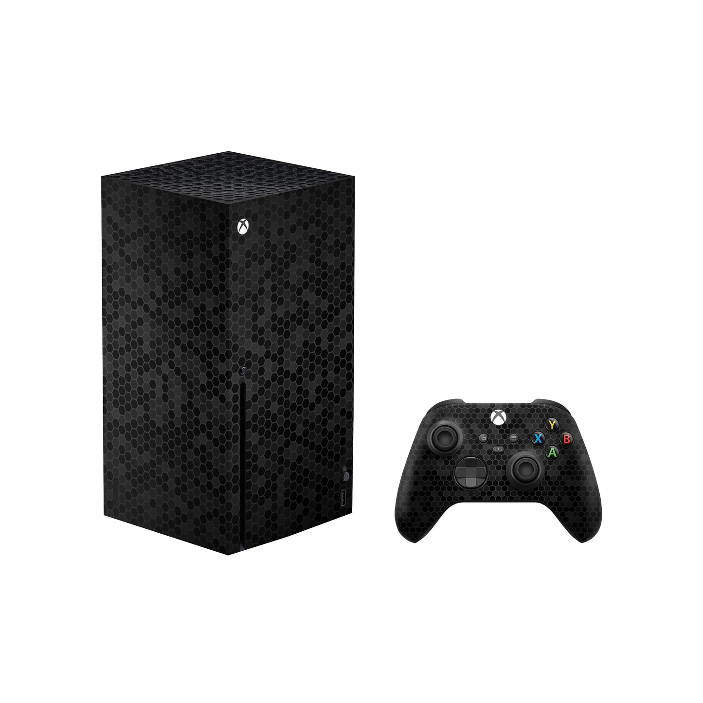 Skin Xbox Series X (2020), Honeycomb 3D Black