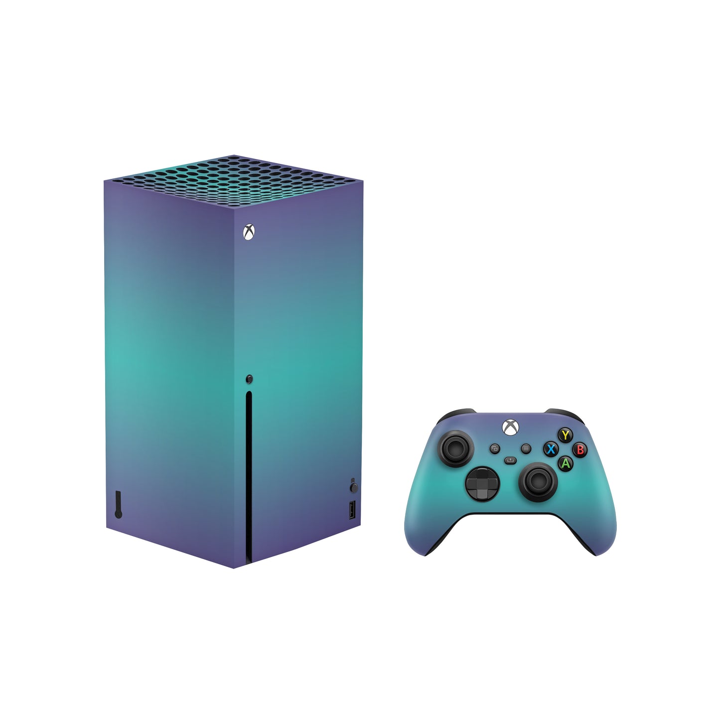 Skin Xbox Series X (2020), Cameleon Turquoise - Lavender