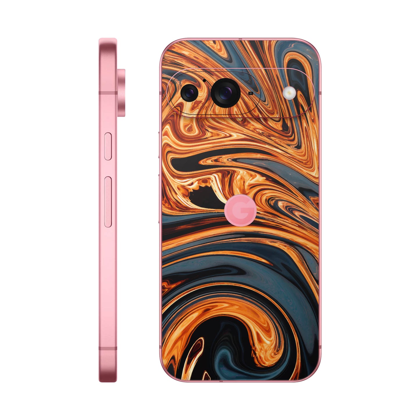 Folie de protectie Google Pixel 9, eSkins Signature, Skin Amber Blaze