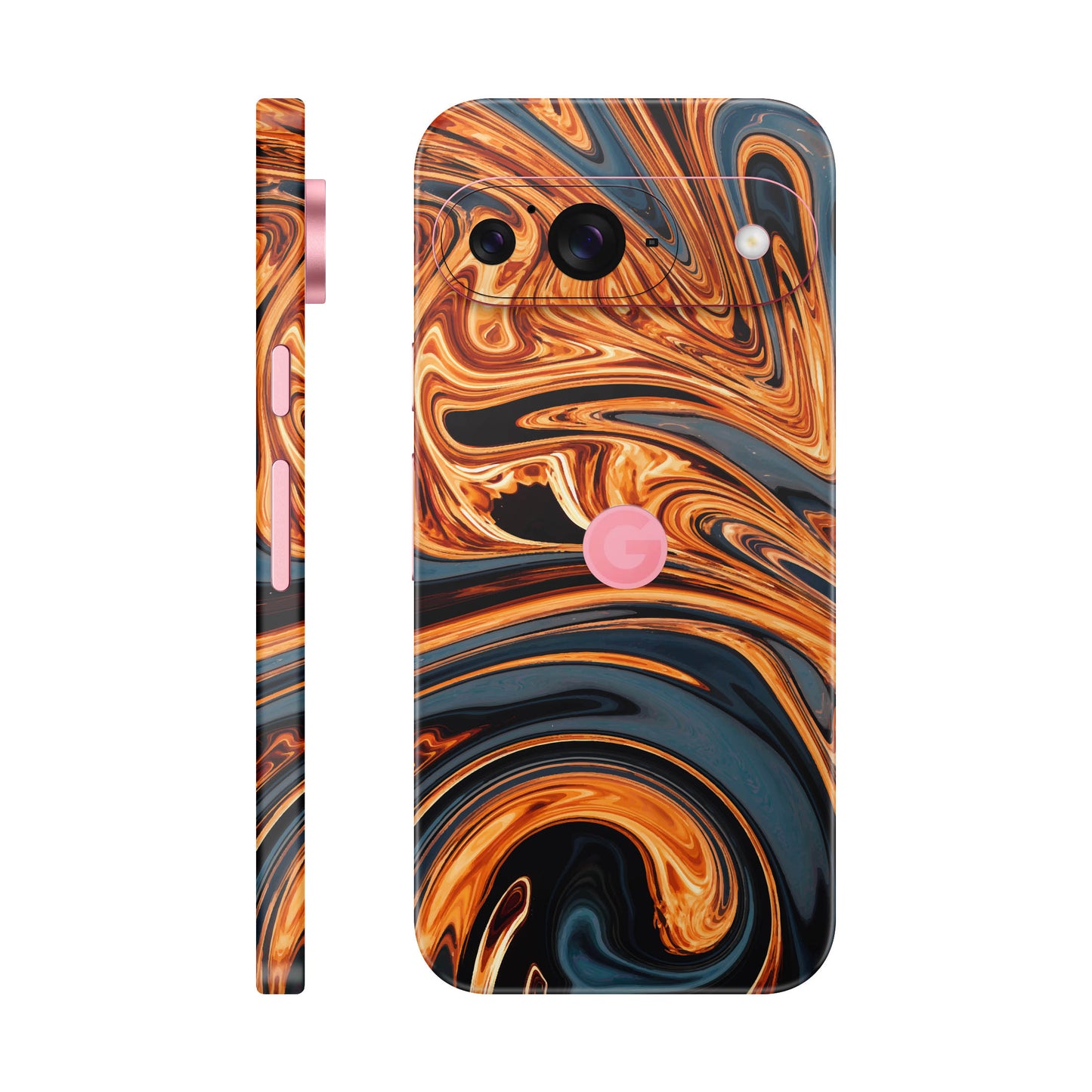 Folie de protectie Google Pixel 9, eSkins Signature, Skin Amber Blaze