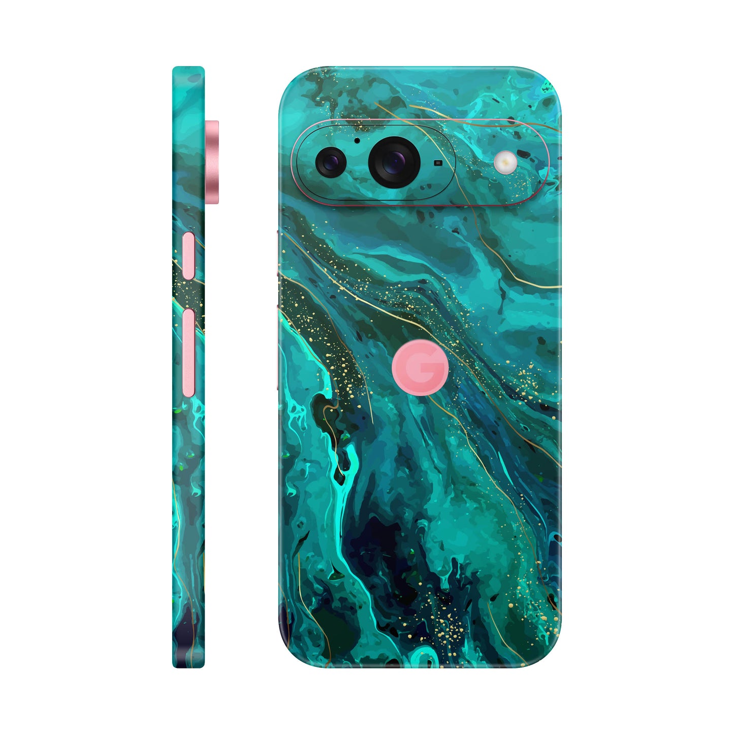 Folie de protectie Google Pixel 9, eSkins Signature, Skin Celestial Lagoon