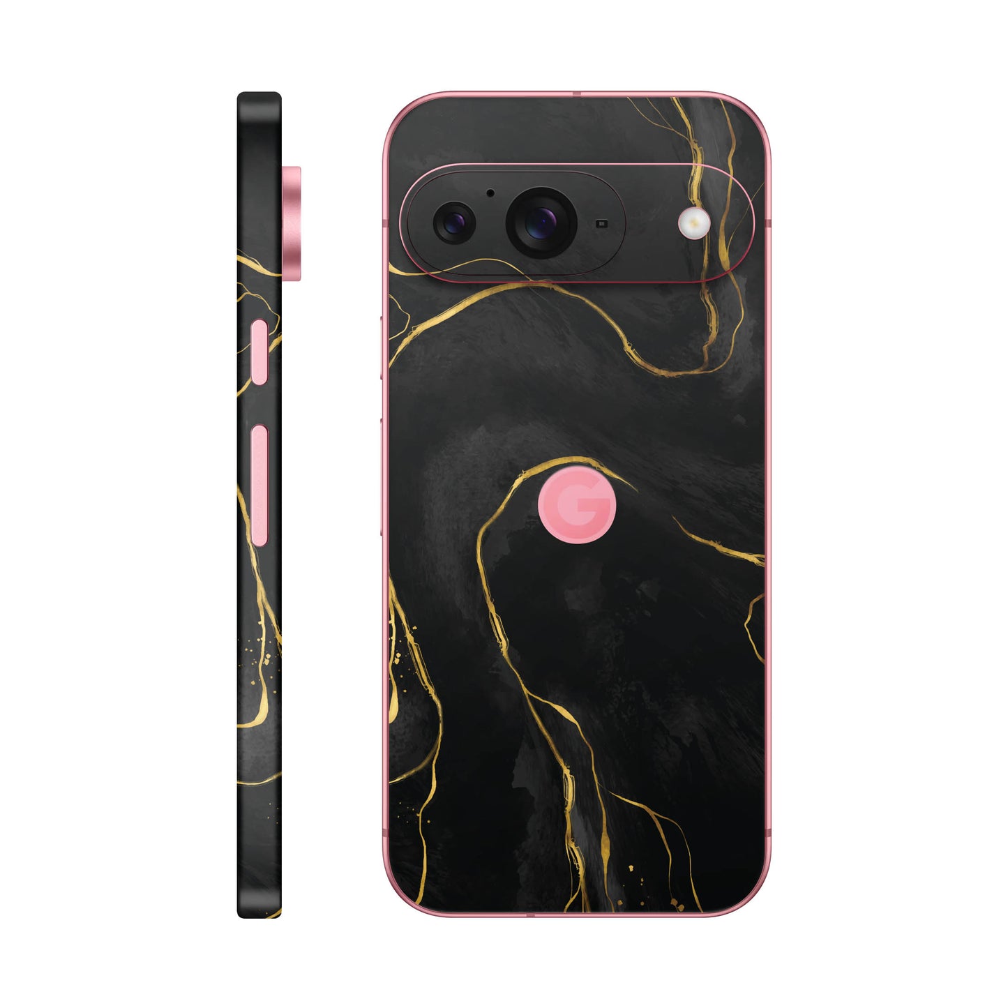 Folie de protectie Google Pixel 9, eSkins Signature, Skin Golden Onyx