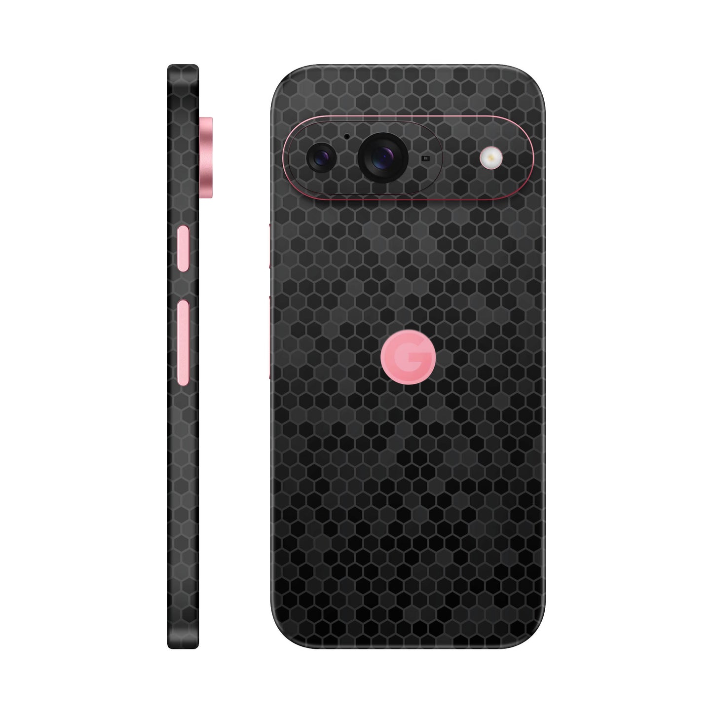 Folie de protectie Google Pixel 9, eSkins Elegans, Skin Honeycomb Negru