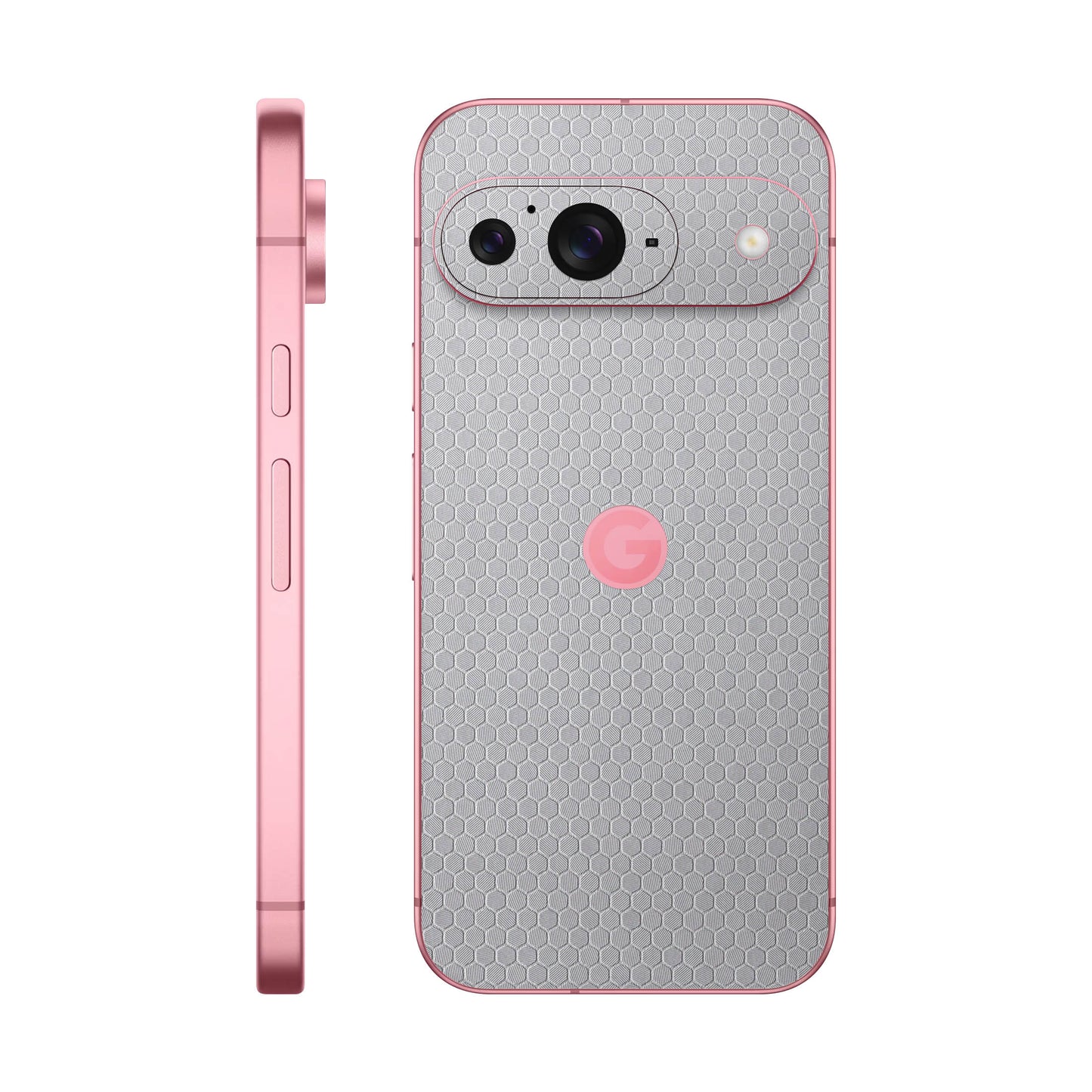 Folie de protectie Google Pixel 9, eSkins Elegans, Skin Honeycomb Gri