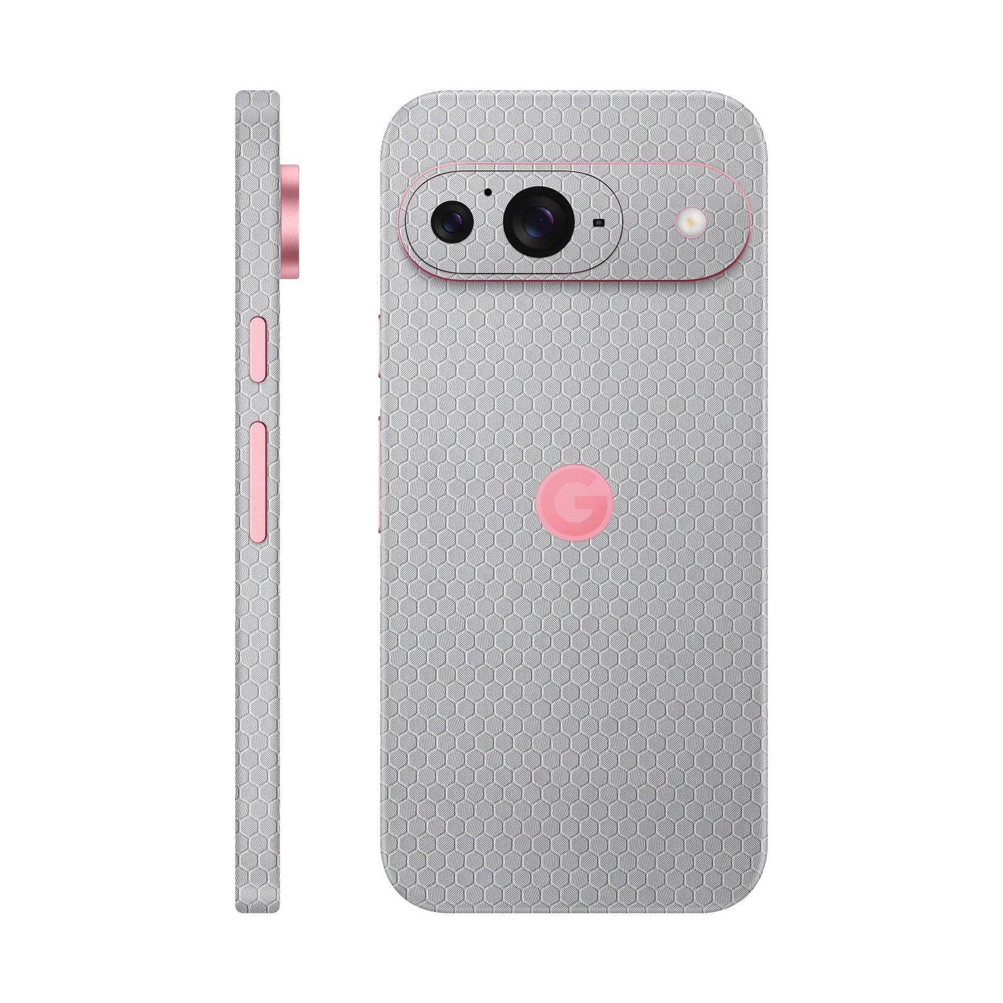 Folie de protectie Google Pixel 9, eSkins Elegans, Skin Honeycomb Gri