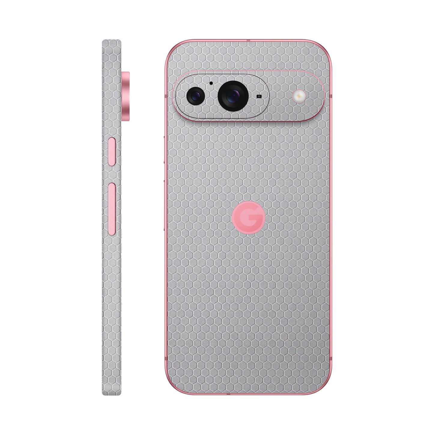 Folie de protectie Google Pixel 9, eSkins Elegans, Skin Honeycomb Gri