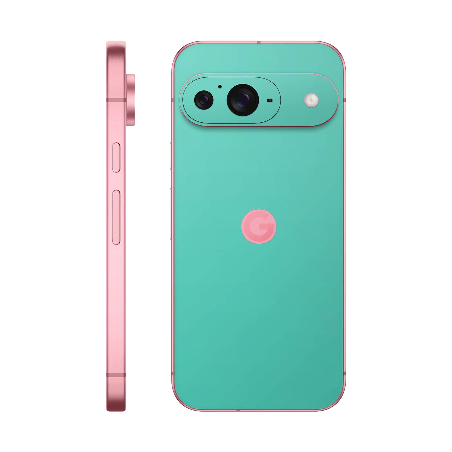 Folie de protectie Google Pixel 9, eSkins Unique, Skin Mat Verde Menta
