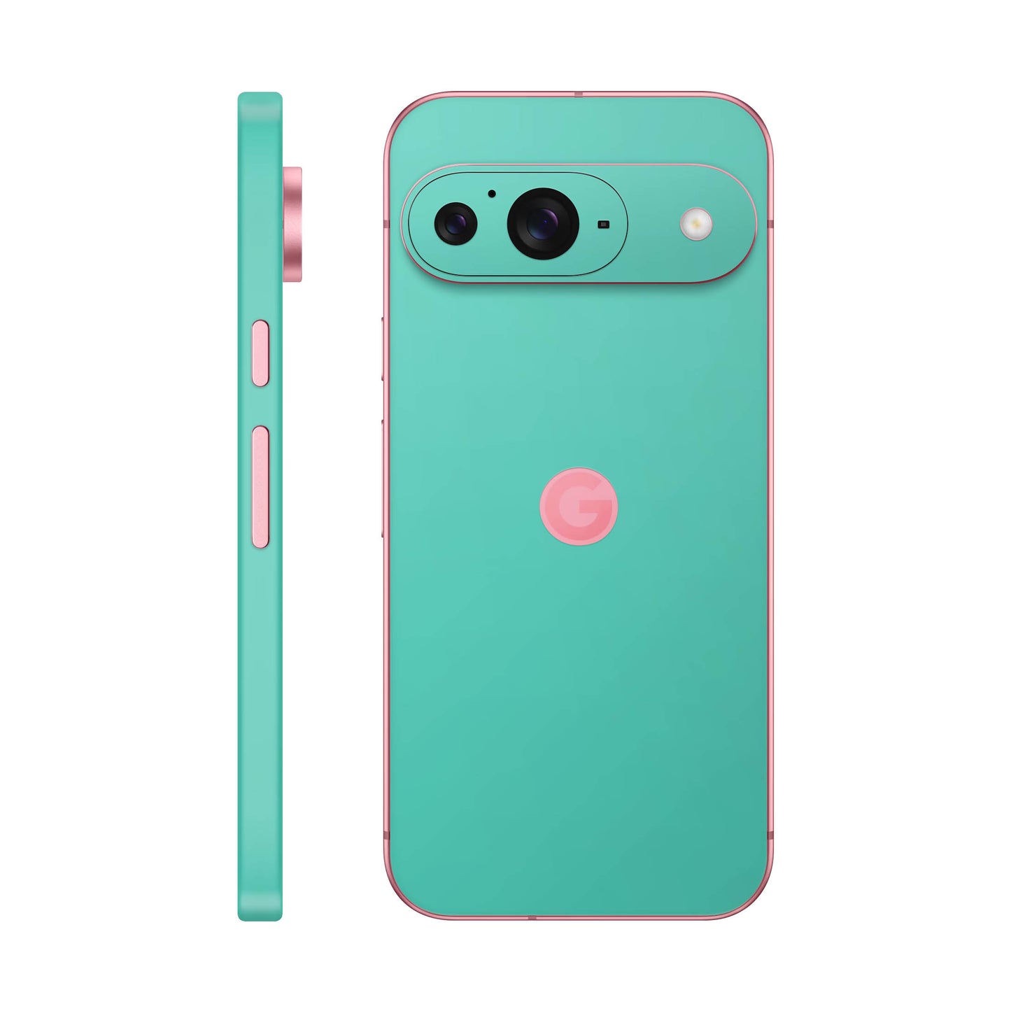 Folie de protectie Google Pixel 9, eSkins Unique, Skin Mat Verde Menta