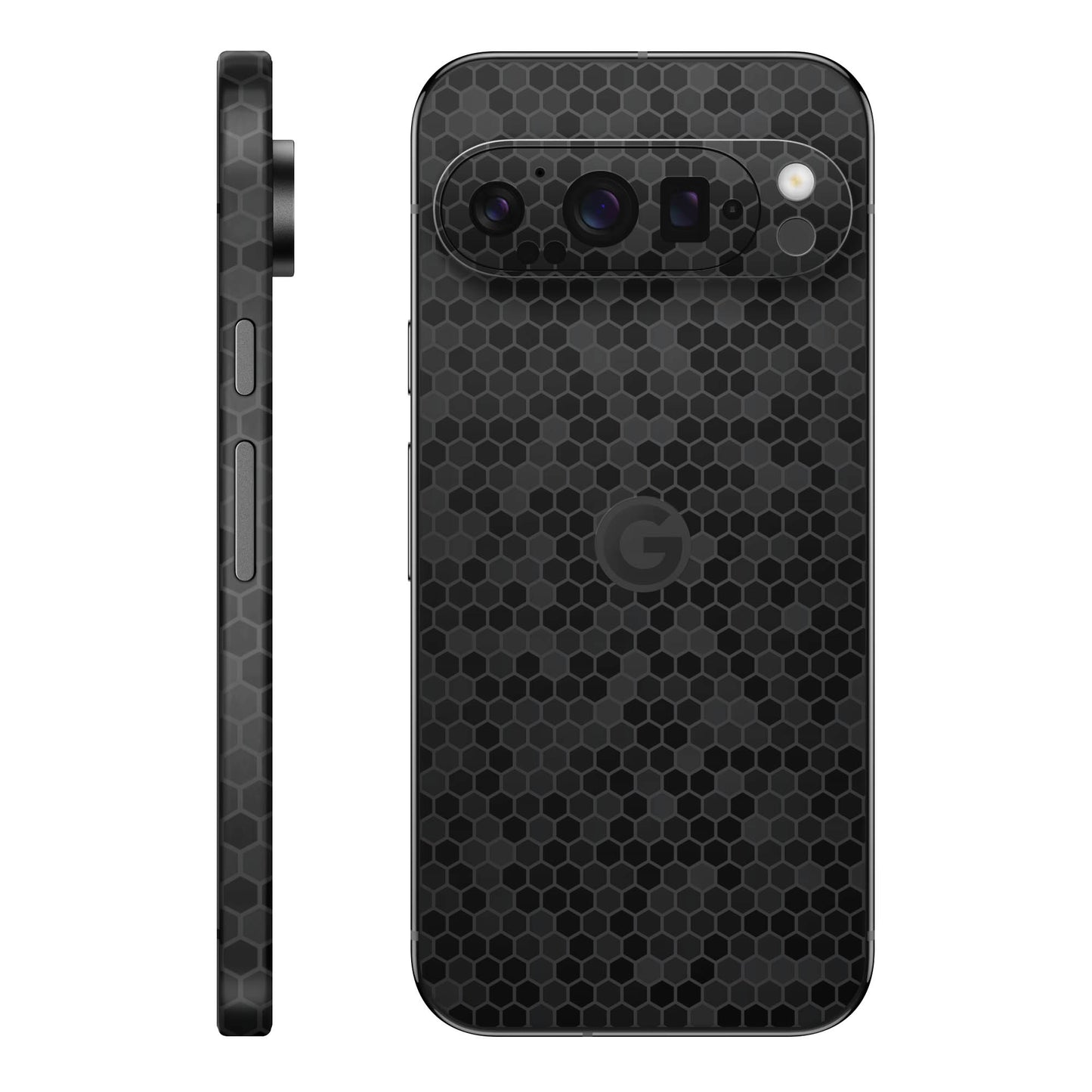 Folie de protectie Google Pixel 9 Pro XL, eSkins Elegans, Skin Honeycomb Negru