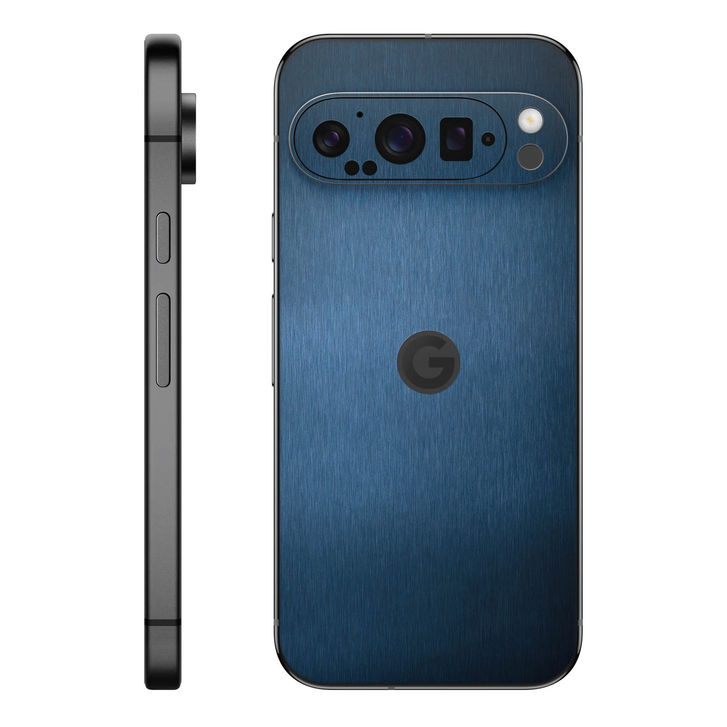 Folie de protectie Google Pixel 9 Pro XL, eSkins Elegans, Skin Metalic Albastru