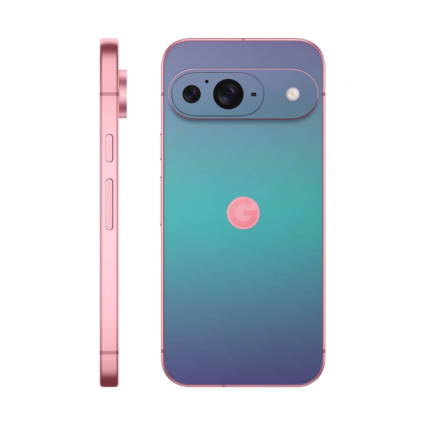 Folie de protectie Google Pixel 9, eSkins Unique, Skin Cameleon Turcoaz-Lavanda