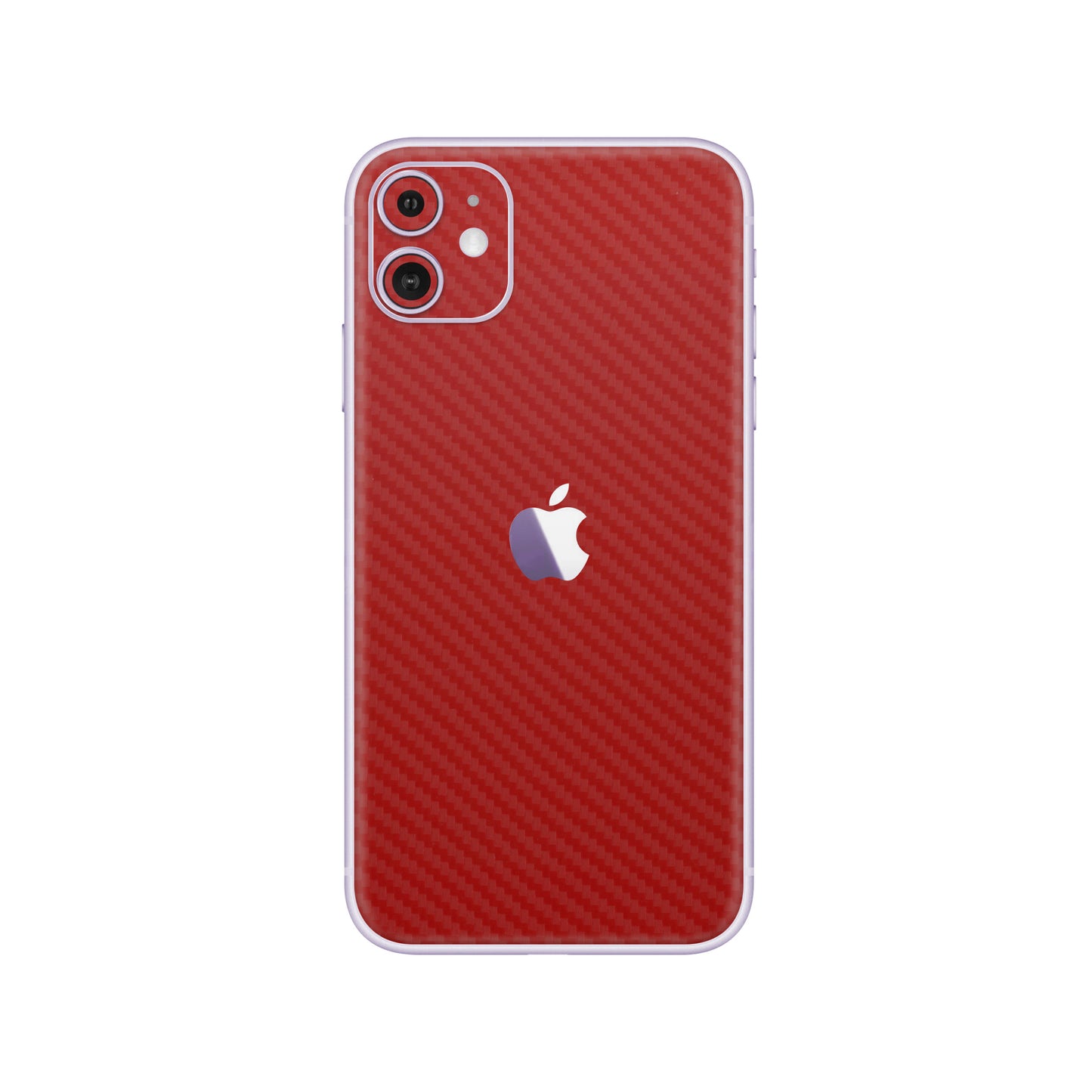 Skin iPhone 11, Carbon 3D Red