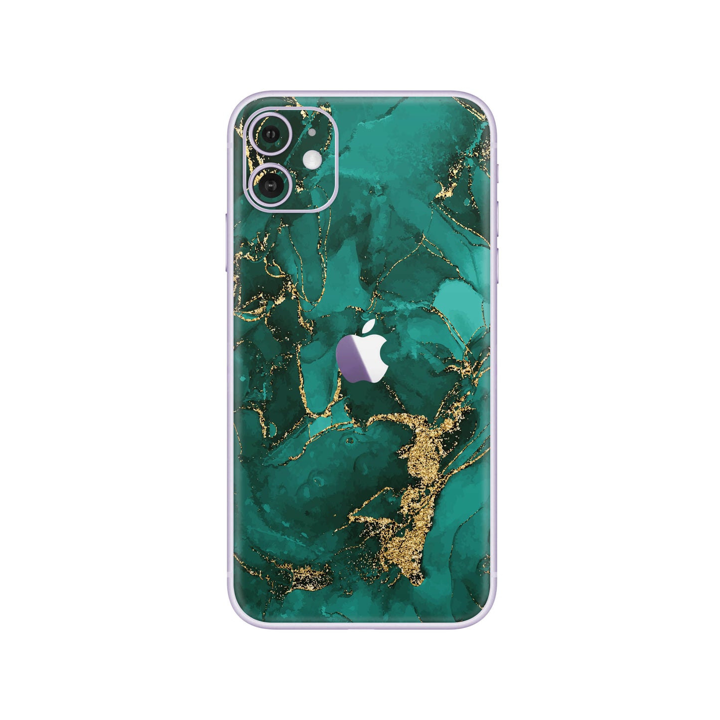 Folie de protectie iPhone 11, eSkins Signature, Ethereal Green