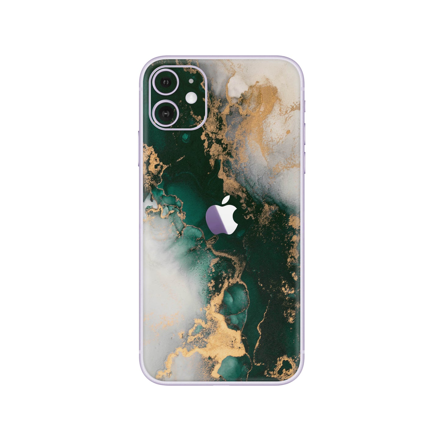 Folie de protectie iPhone 11, eSkins Signature, Forest Mist