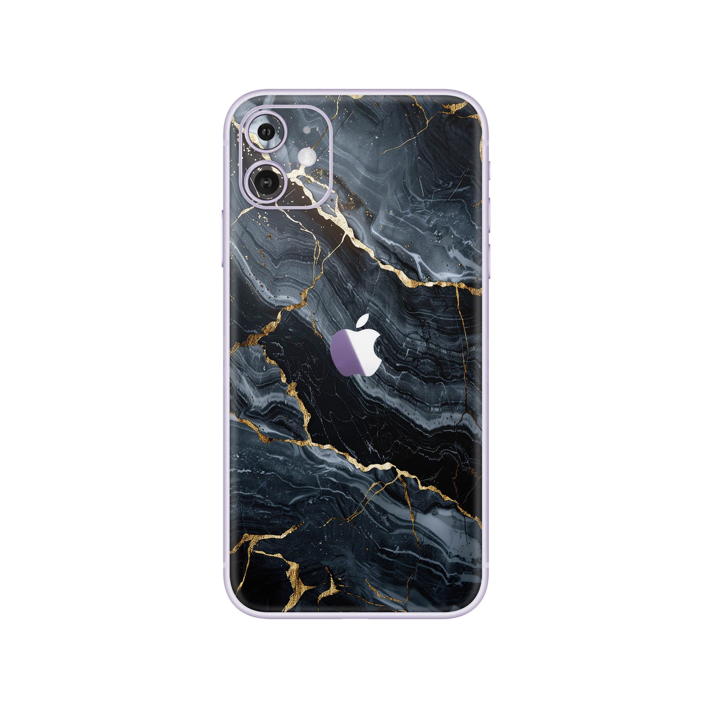 Folie de protectie iPhone 11, eSkins Signature, Skin Gilded Abyss