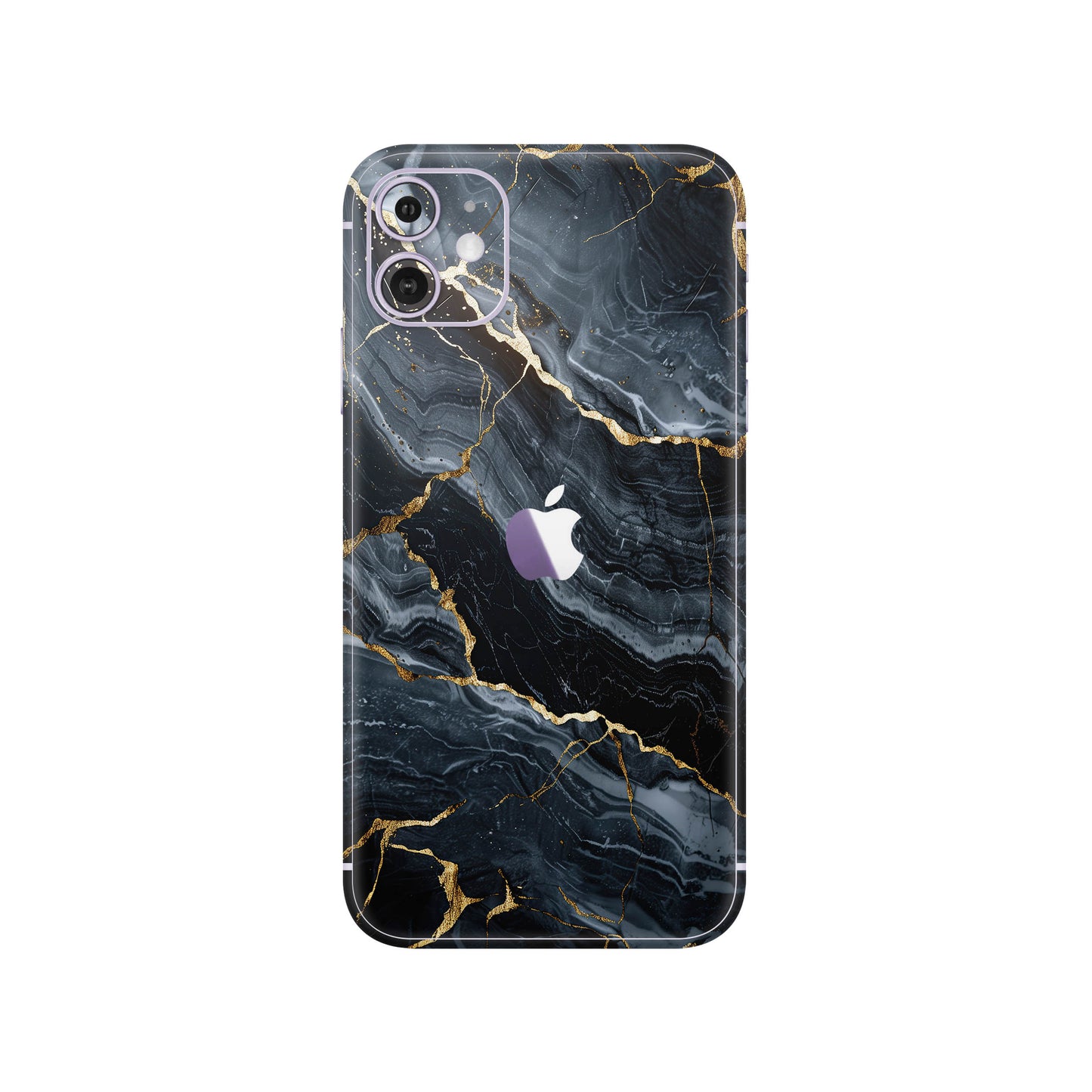 Folie de protectie iPhone 11, eSkins Signature, Skin Gilded Abyss