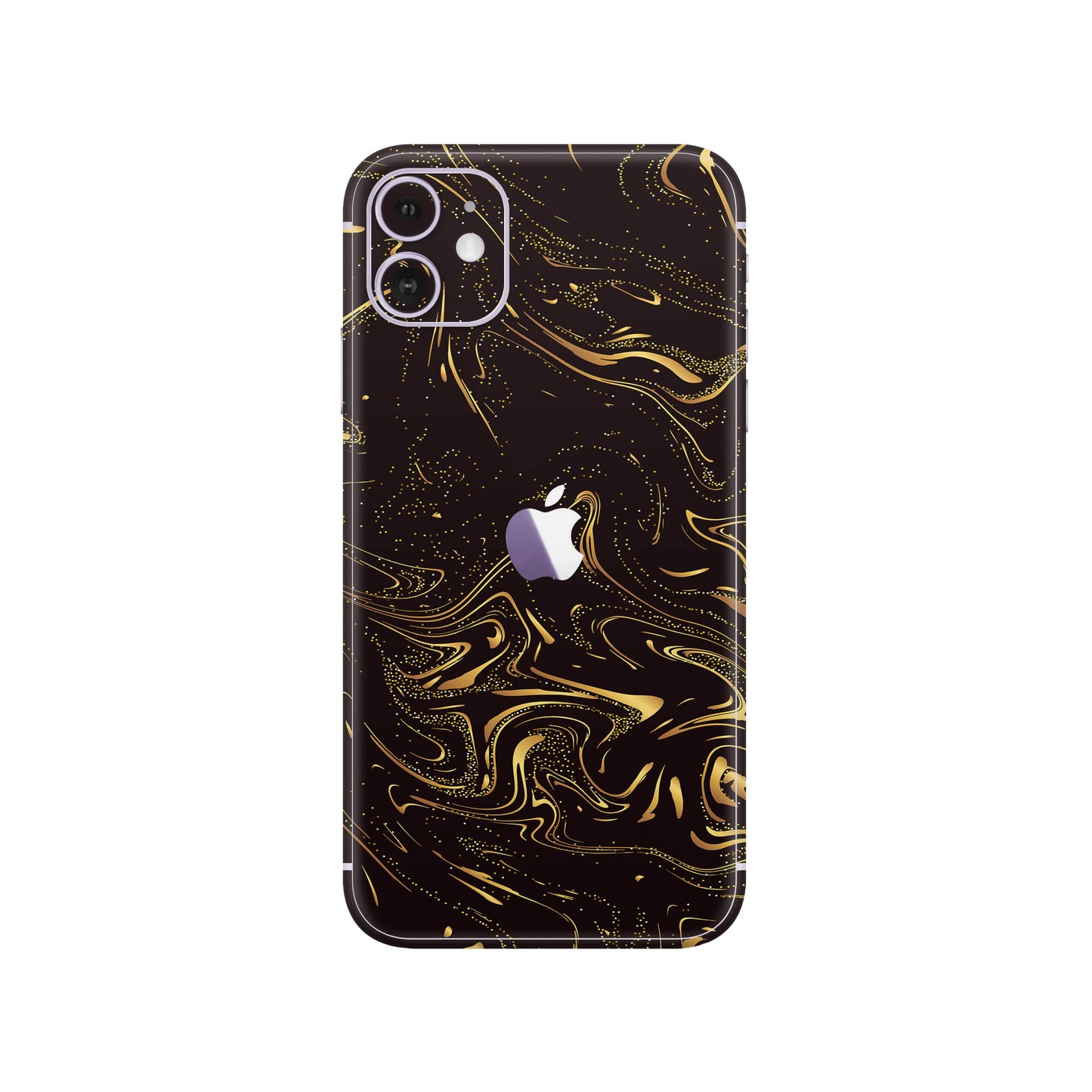 Folie de protectie iPhone 11, eSkins Signature, Golden Noir