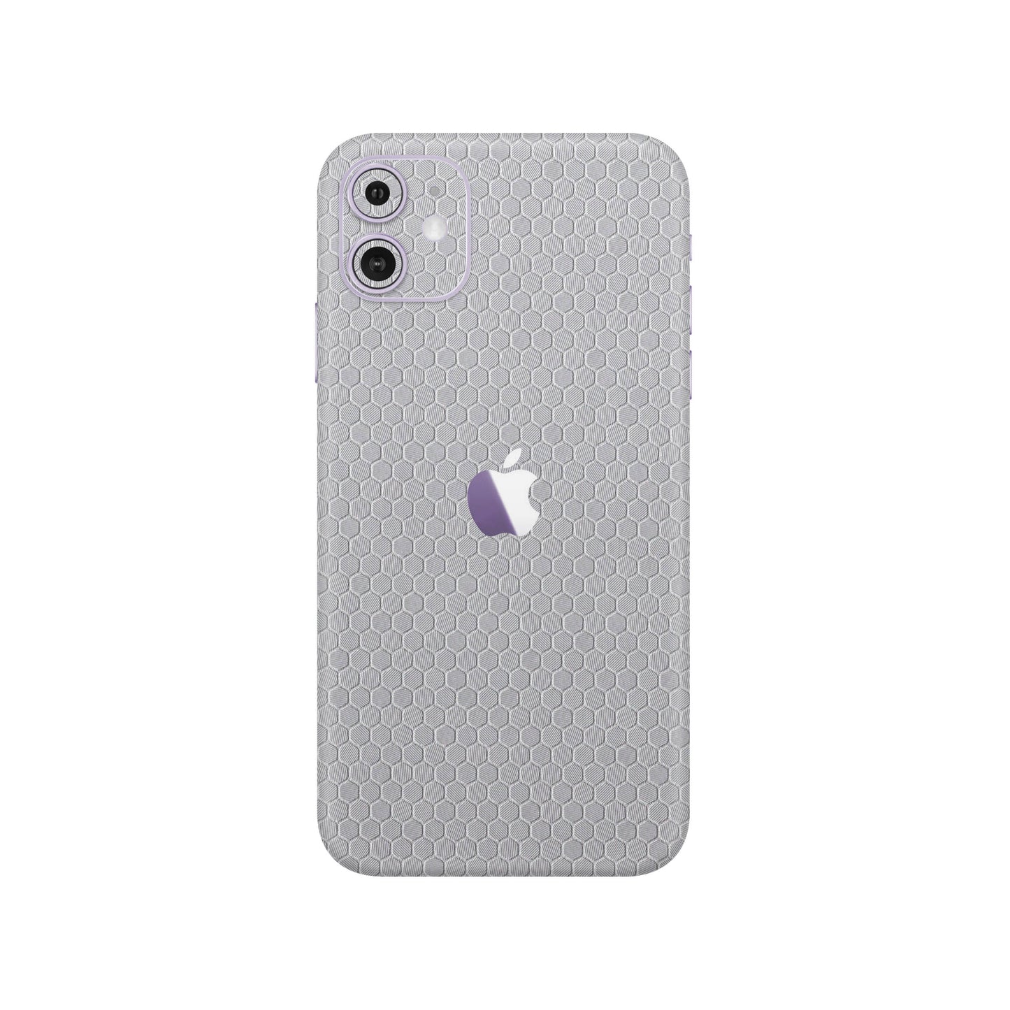Skin iPhone 11, Honeycomb 3D Gray