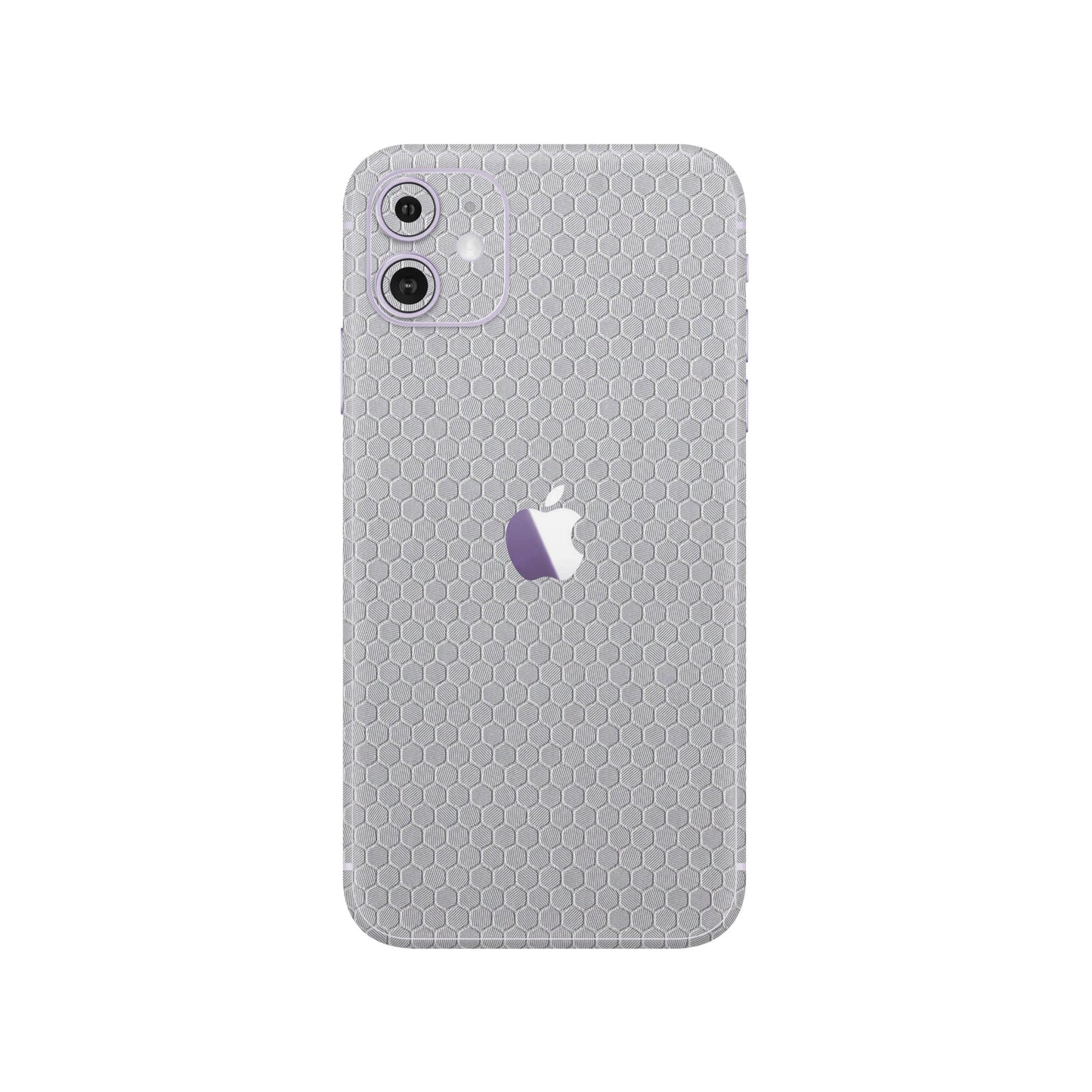 Skin iPhone 11, Honeycomb 3D Gray