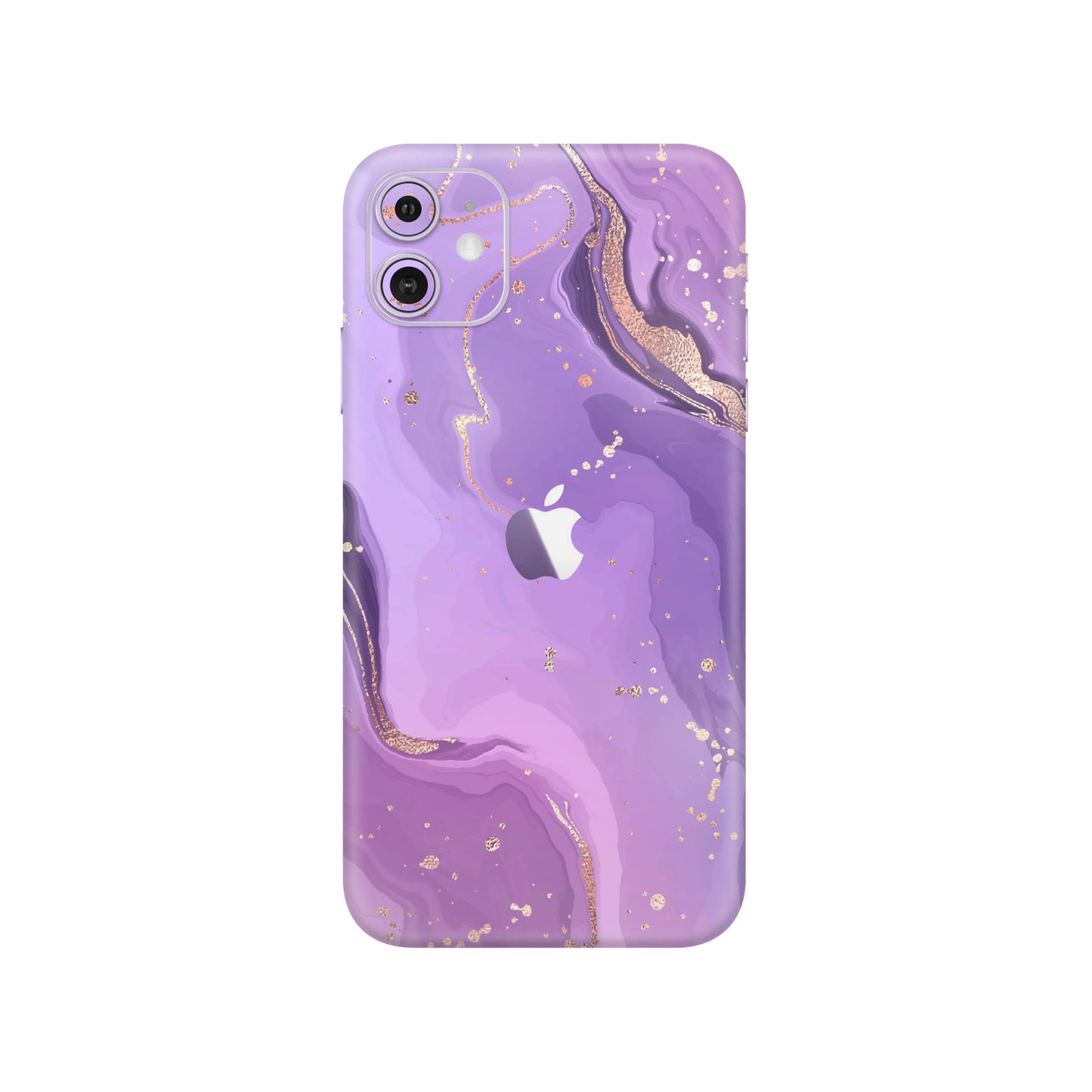 Folie de protectie iPhone 11, eSkins Signature, Skin Lavender Swirl