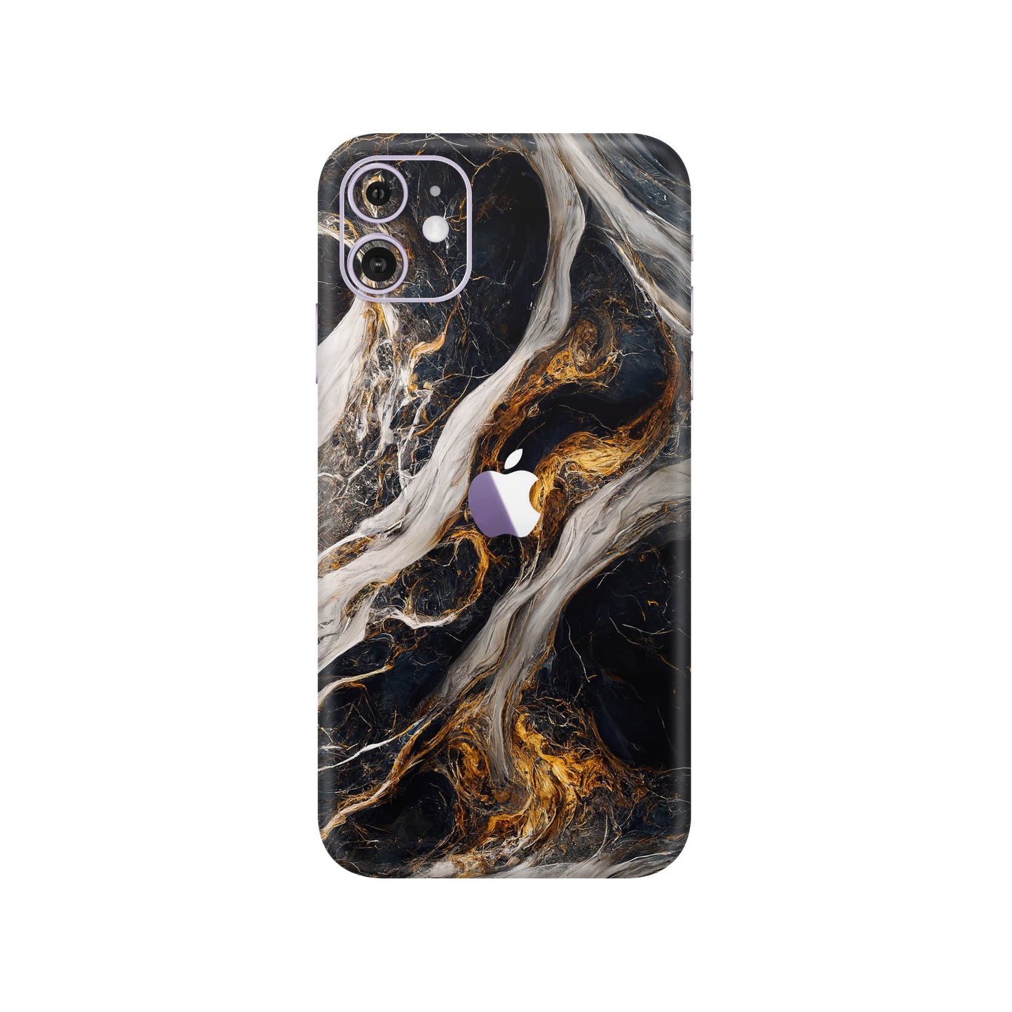Folie de protectie iPhone 11, eSkins Signature, Skin Luxe Nebula
