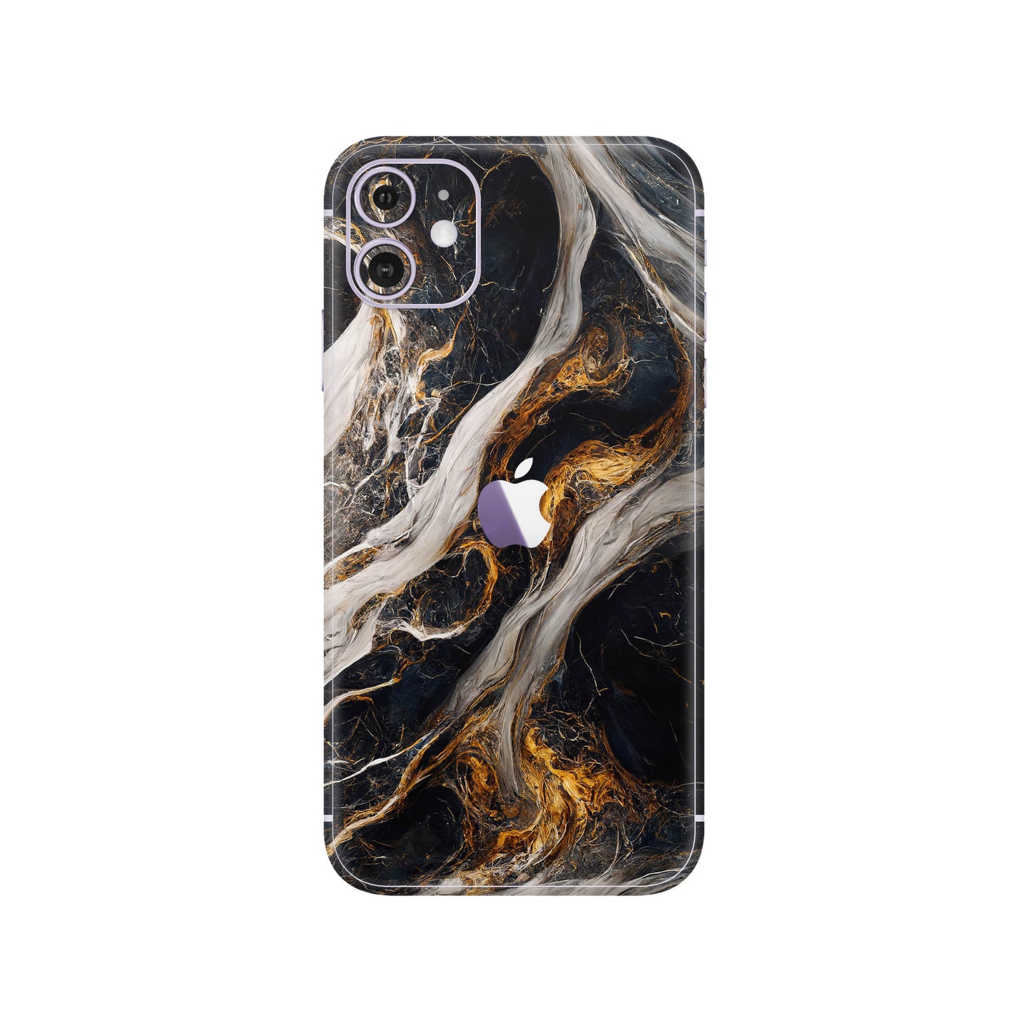 Folie de protectie iPhone 11, eSkins Signature, Skin Luxe Nebula