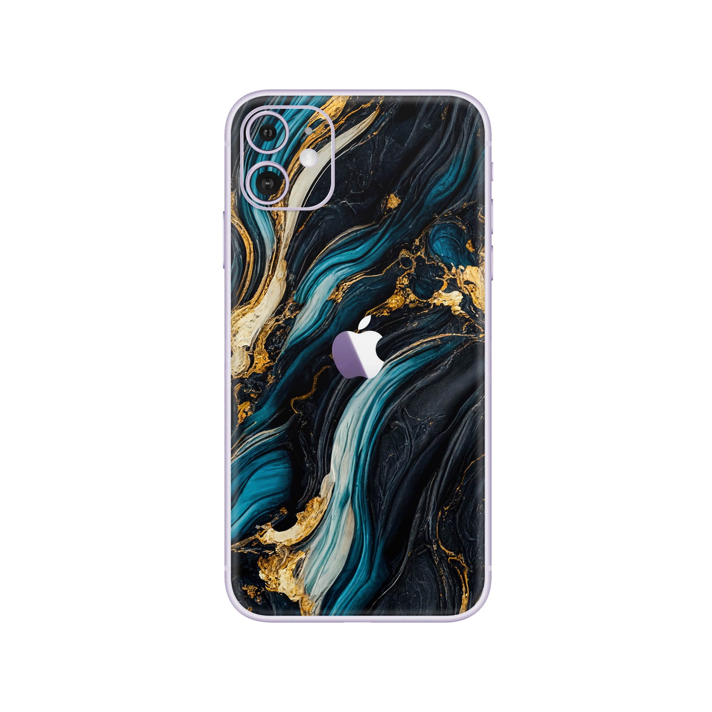 Folie de protectie iPhone 11, eSkins Signature, Mystic Ocean