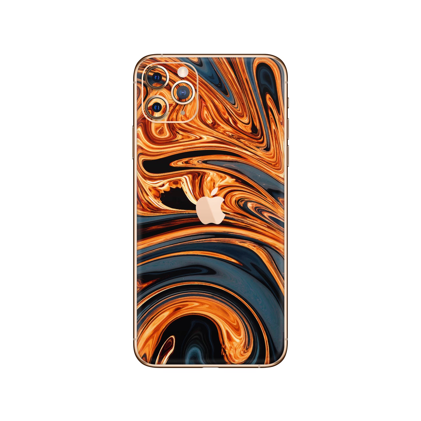 Folie de protectie iPhone 11 Pro, eSkins Signature, Skin Amber Blaze