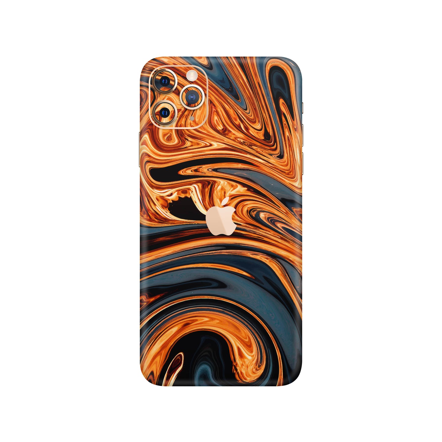 Folie de protectie iPhone 11 Pro, eSkins Signature, Skin Amber Blaze