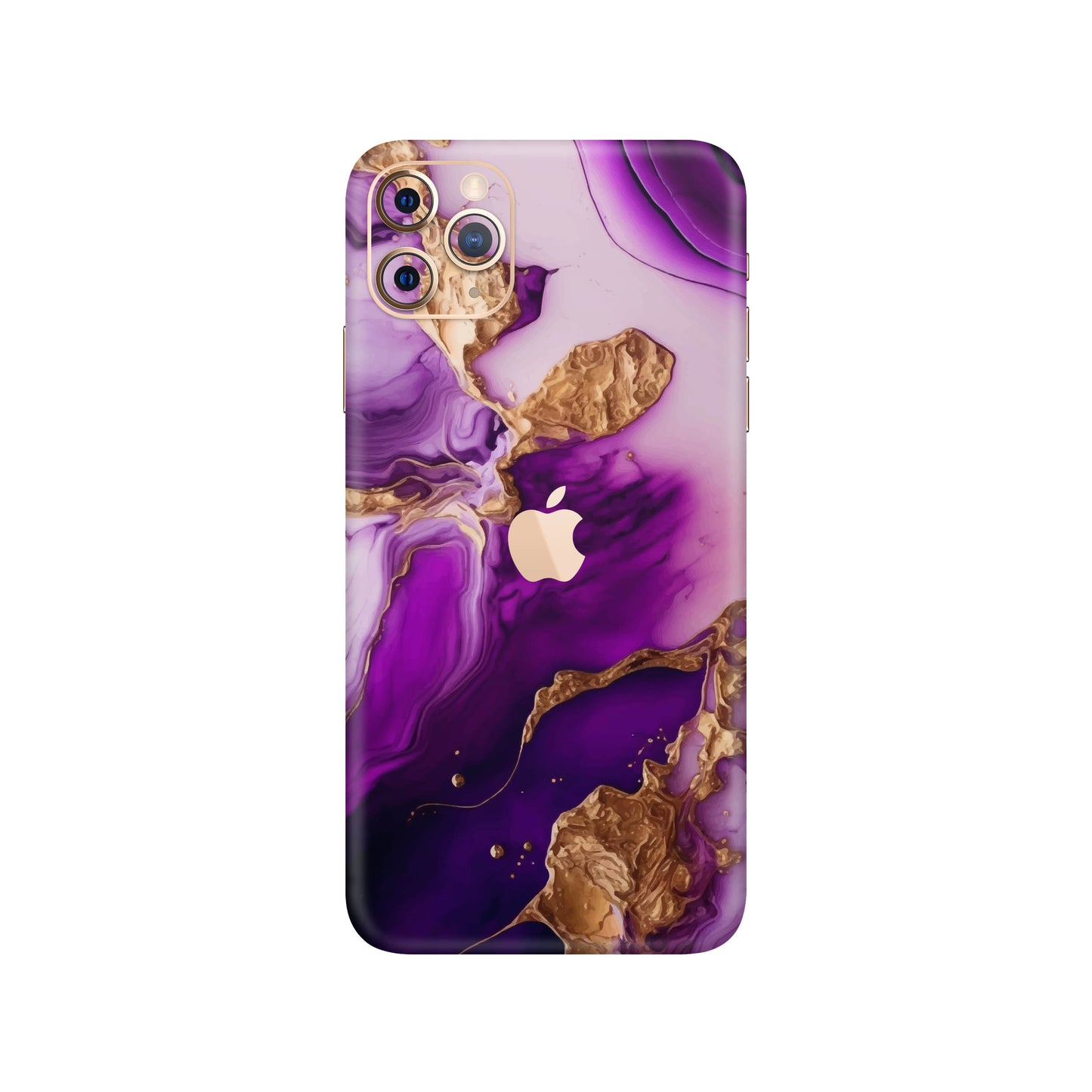 Folie de protectie iPhone 11 Pro, eSkins Signature, Skin Amethyst Dream