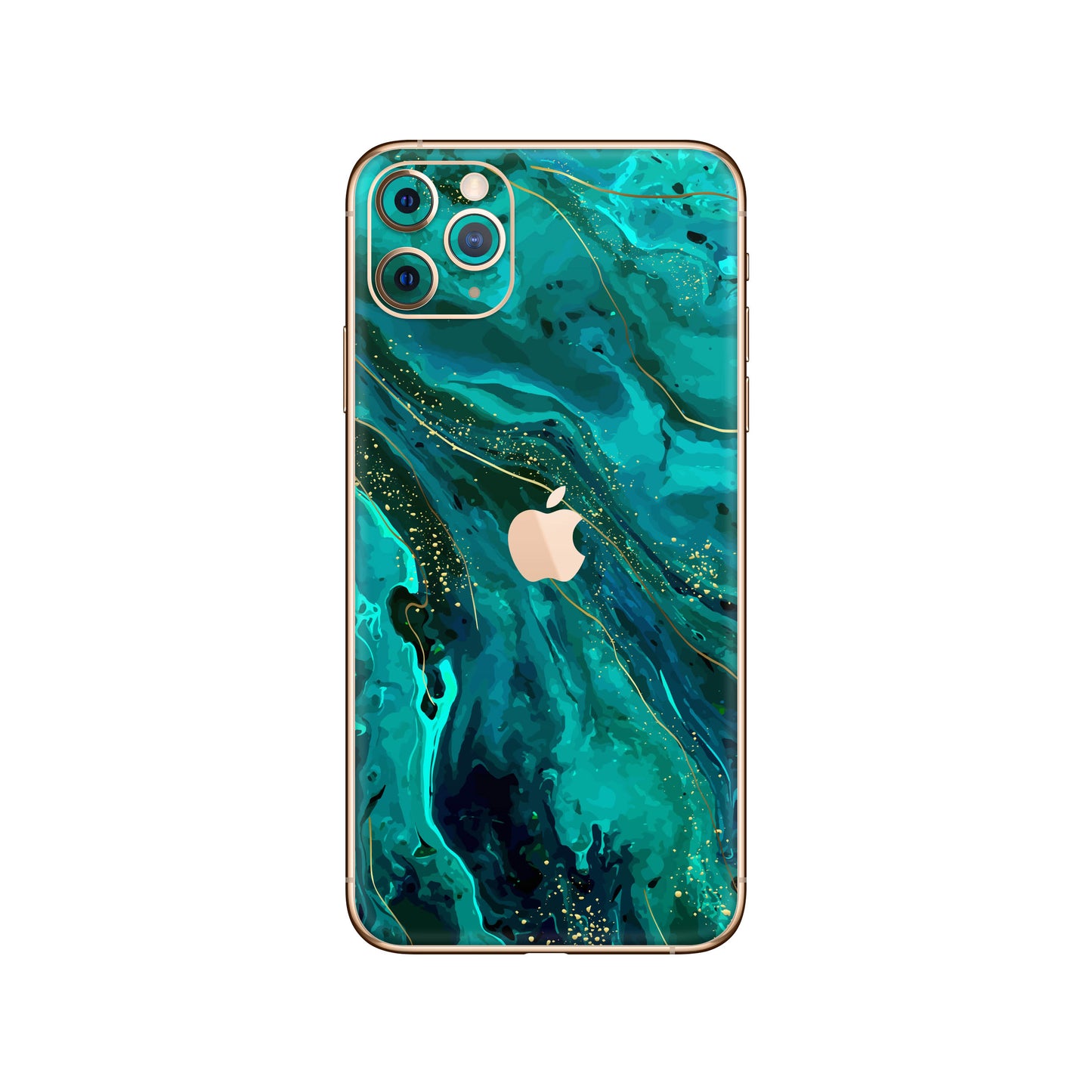 Folie de protectie iPhone 11 Pro, eSkins Signature, Skin Celestial Lagoon