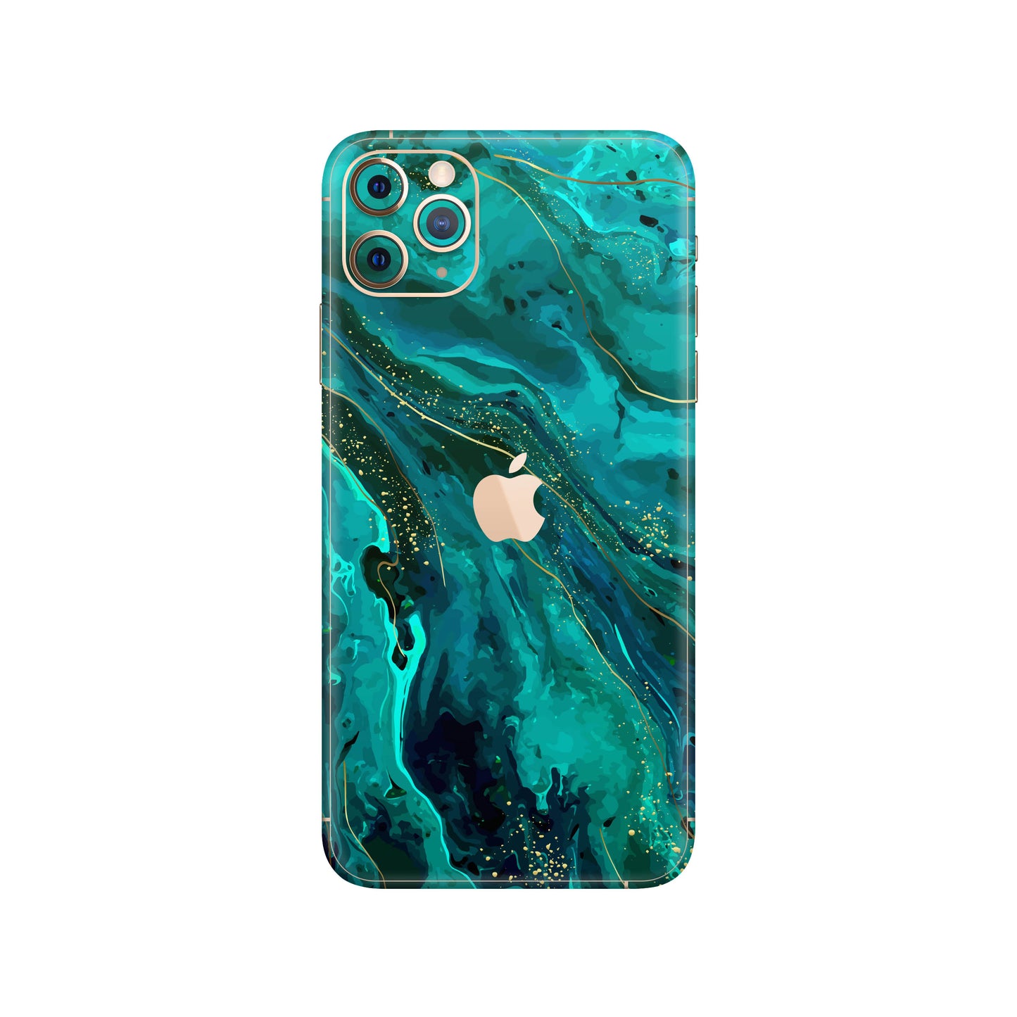 Folie de protectie iPhone 11 Pro, eSkins Signature, Skin Celestial Lagoon