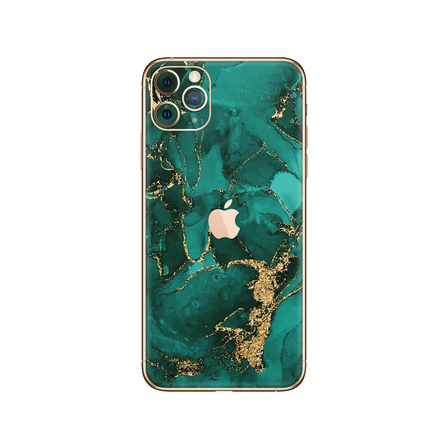 Folie de protectie iPhone 11 Pro, eSkins Signature, Ethereal Green