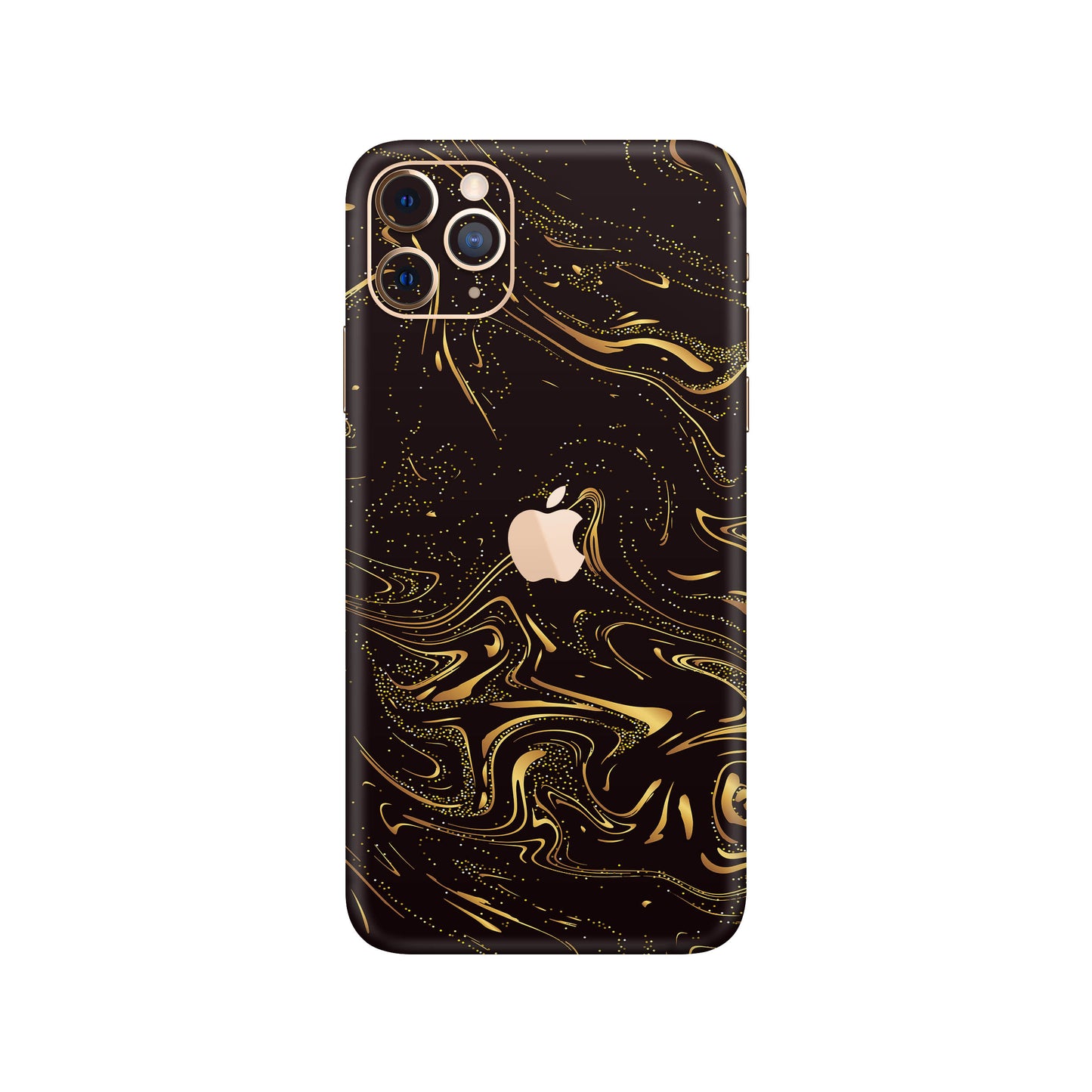 Folie de protectie iPhone 11 Pro, eSkins Signature, Golden Noir