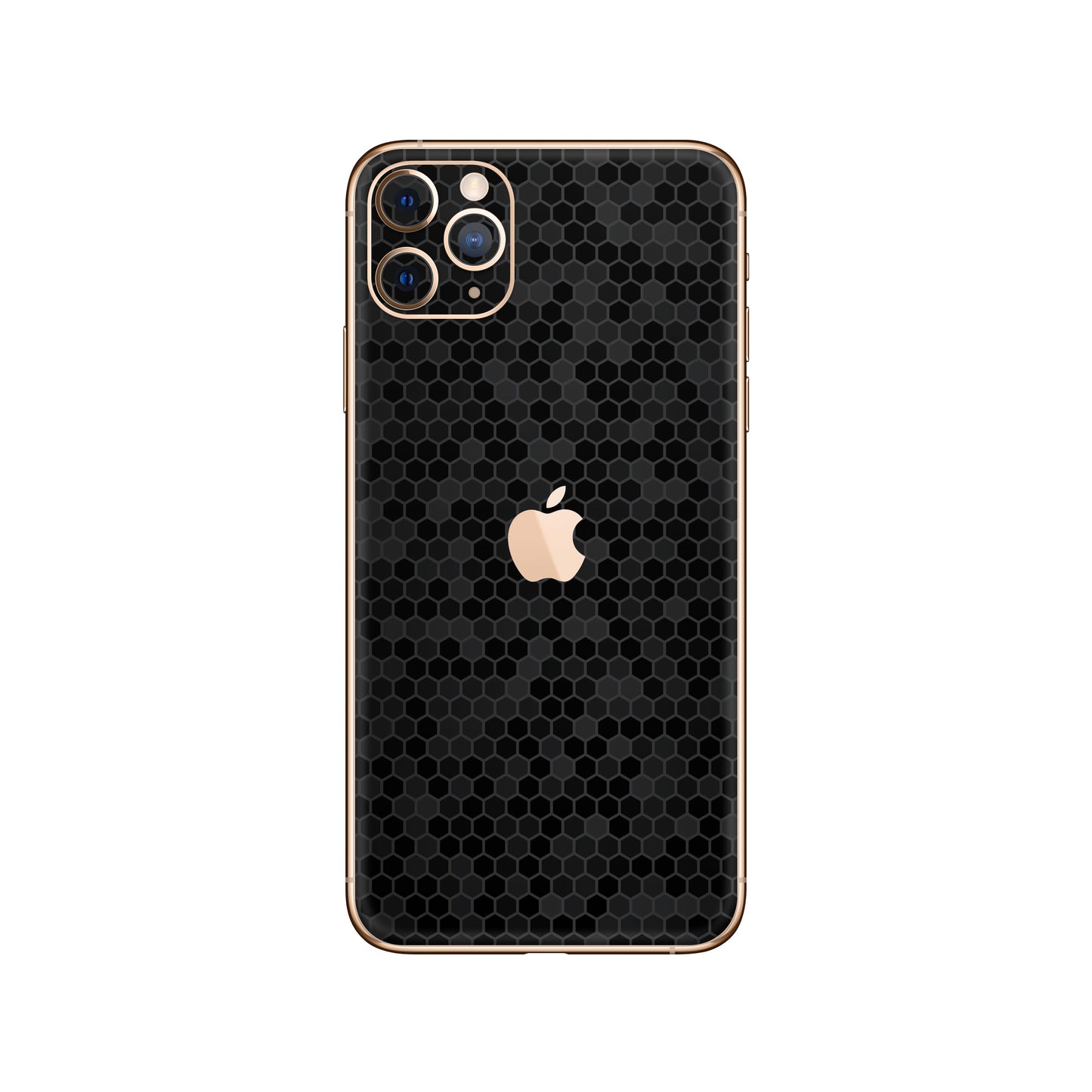 Skin iPhone 11 Pro, Honeycomb 3D Black