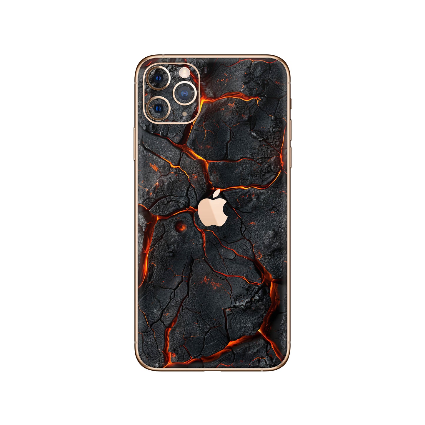 Folie de protectie iPhone 11 Pro, eSkins Signature, Skin Inferno Crust