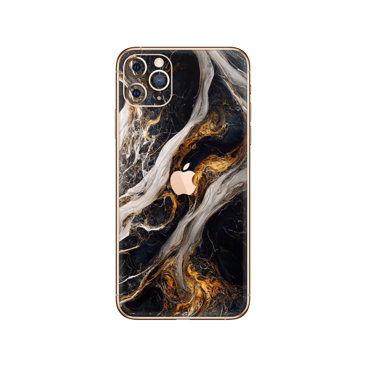 Folie de protectie iPhone 11 Pro, eSkins Signature, Skin Luxe Nebula