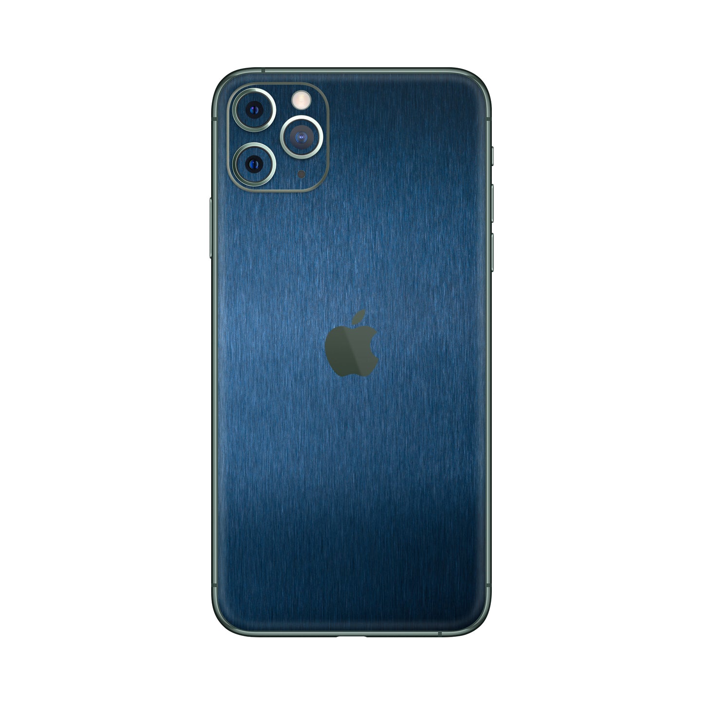 Folie de protectie iPhone 11 Pro Max, eSkins Elegans, Skin Metalic Albastru