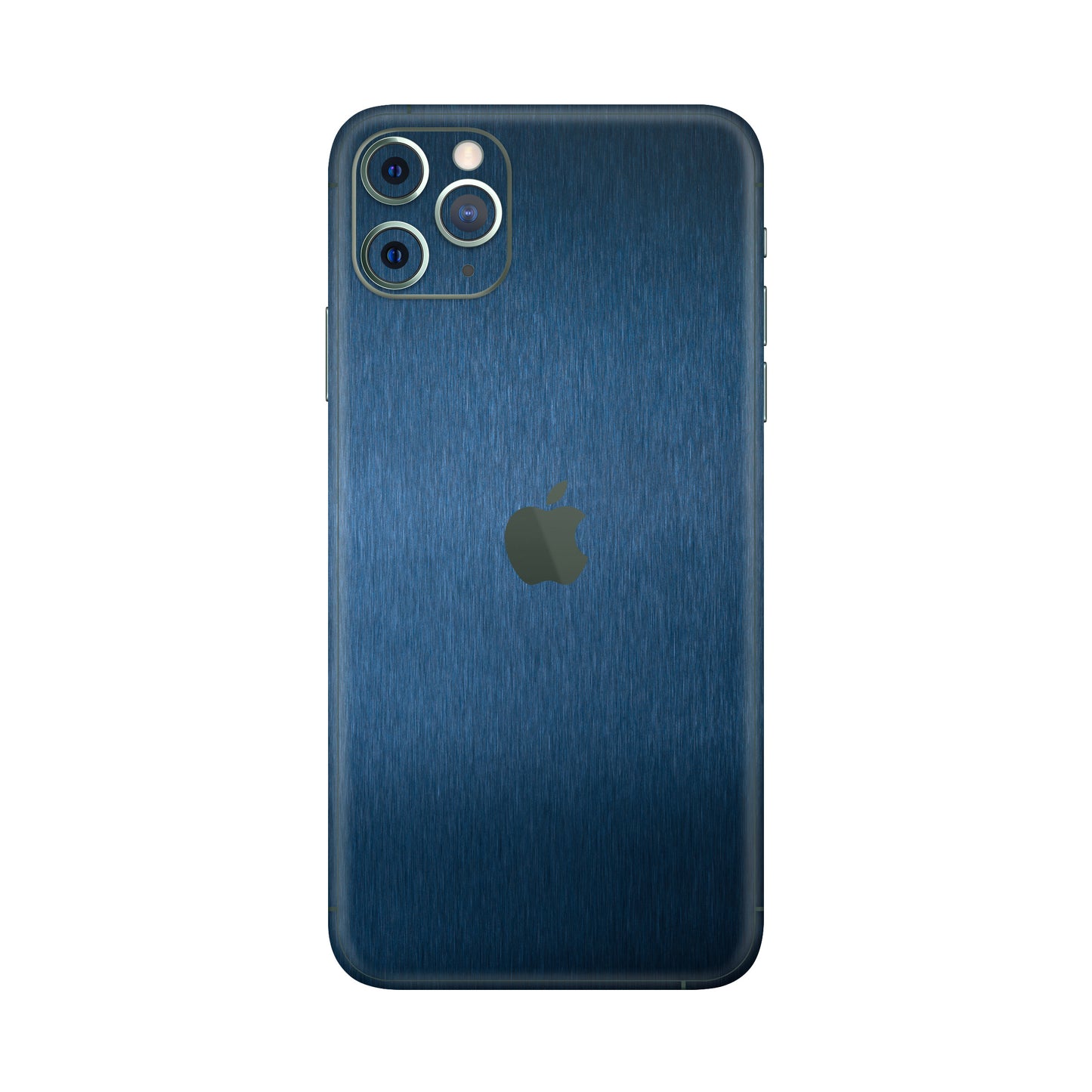 Folie de protectie iPhone 11 Pro Max, eSkins Elegans, Skin Metalic Albastru