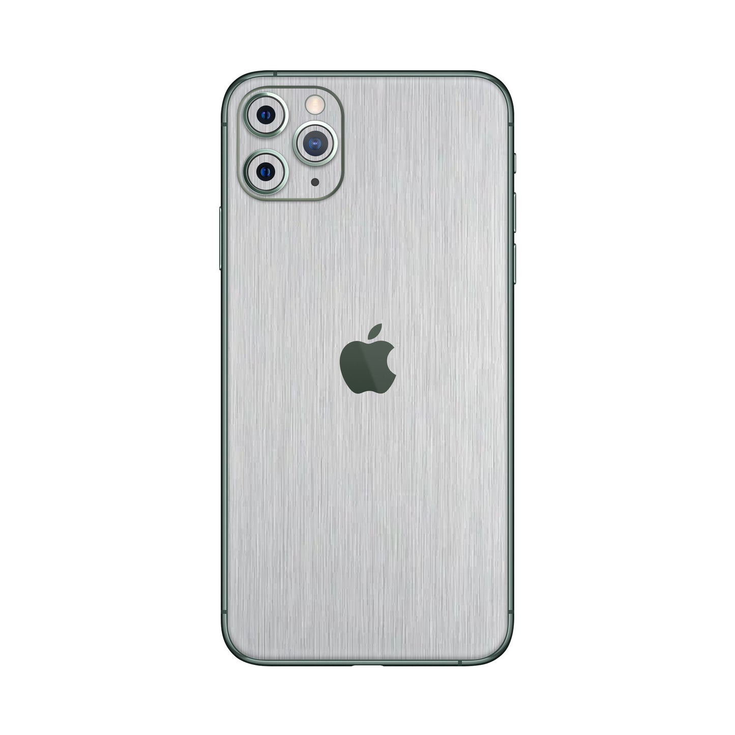 Folie de protectie iPhone 11 Pro Max, eSkins Elegans, Skin Metalic Gri