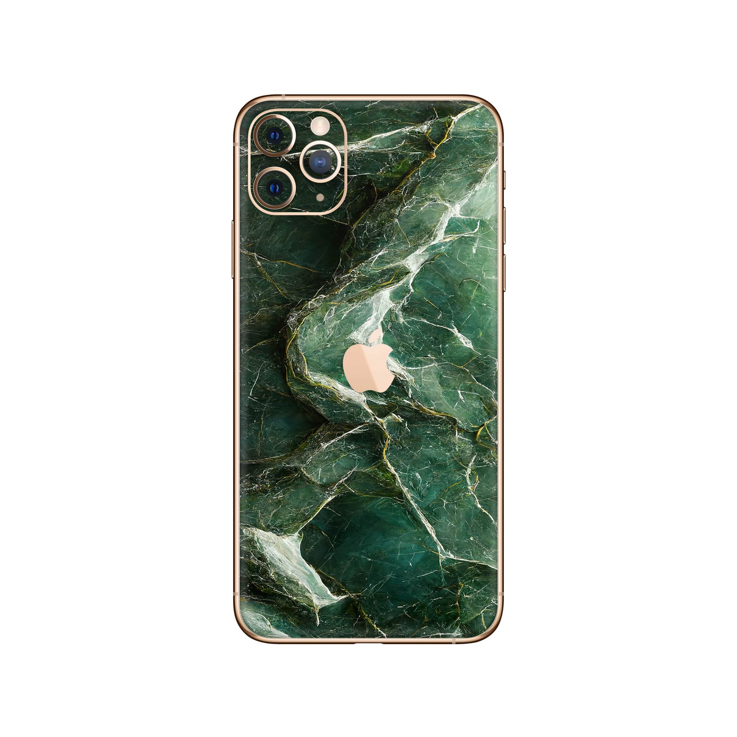 Folie de protectie iPhone 11 Pro, eSkins Signature, Mystic Emerald