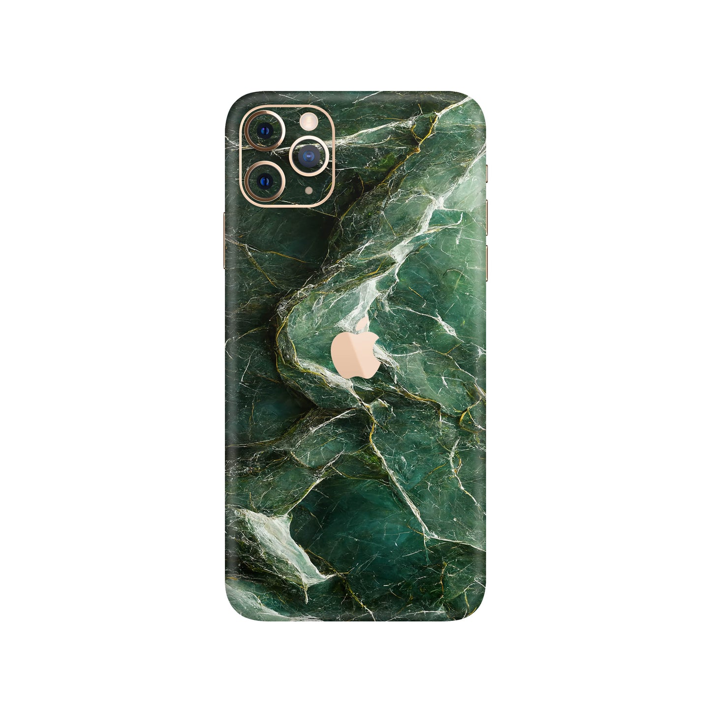 Folie de protectie iPhone 11 Pro, eSkins Signature, Mystic Emerald