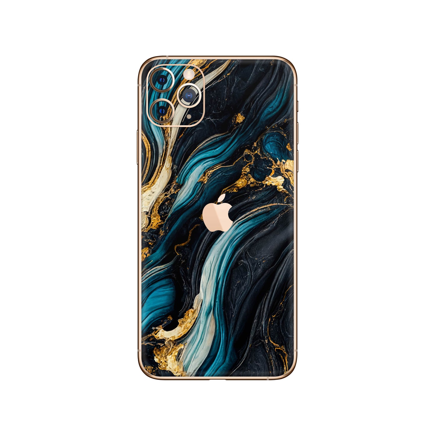 Folie de protectie iPhone 11 Pro, eSkins Signature, Mystic Ocean