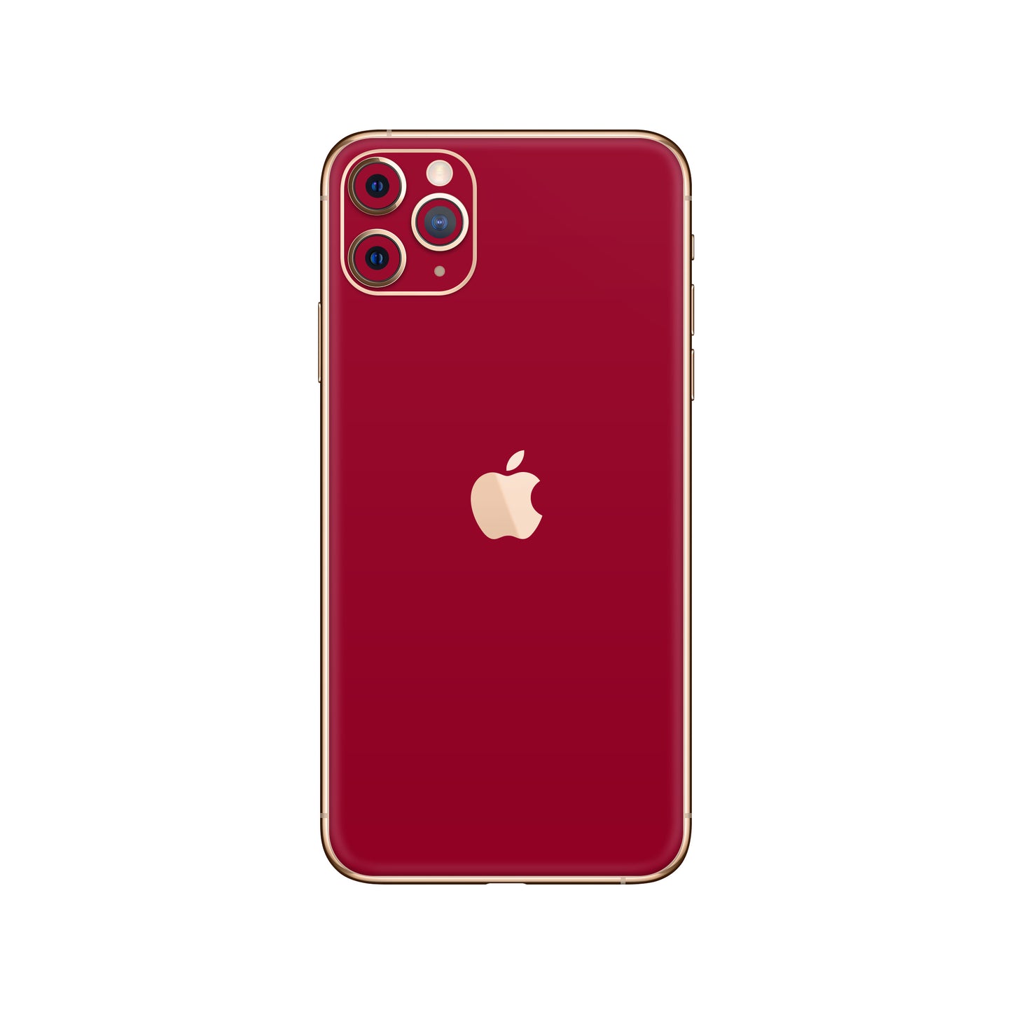Folie de protectie iPhone 11 Pro, eSkins Unique, Skin Mat Rosu