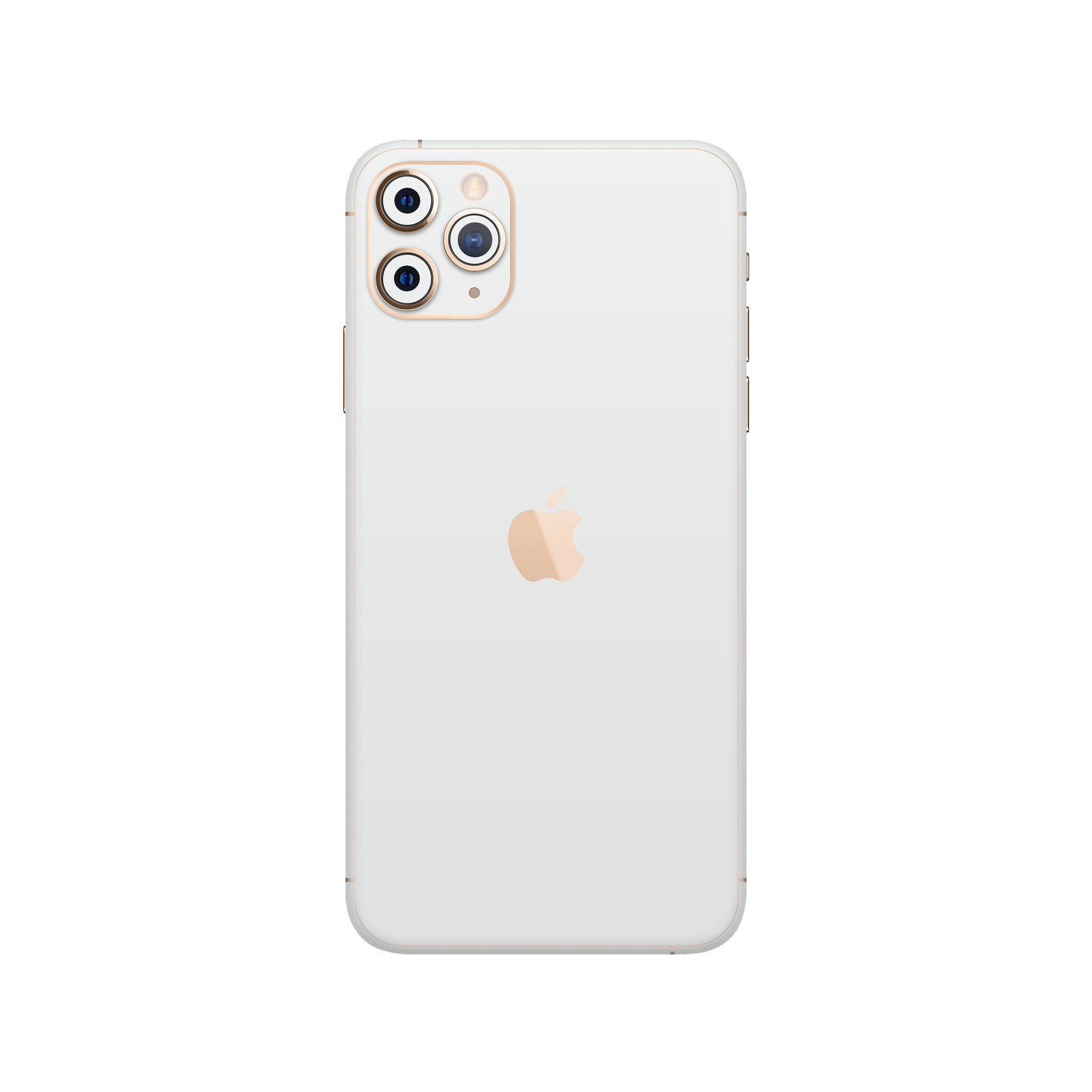 Folie de protectie iPhone 11 Pro, eSkins Unique, Skin Mat Alb