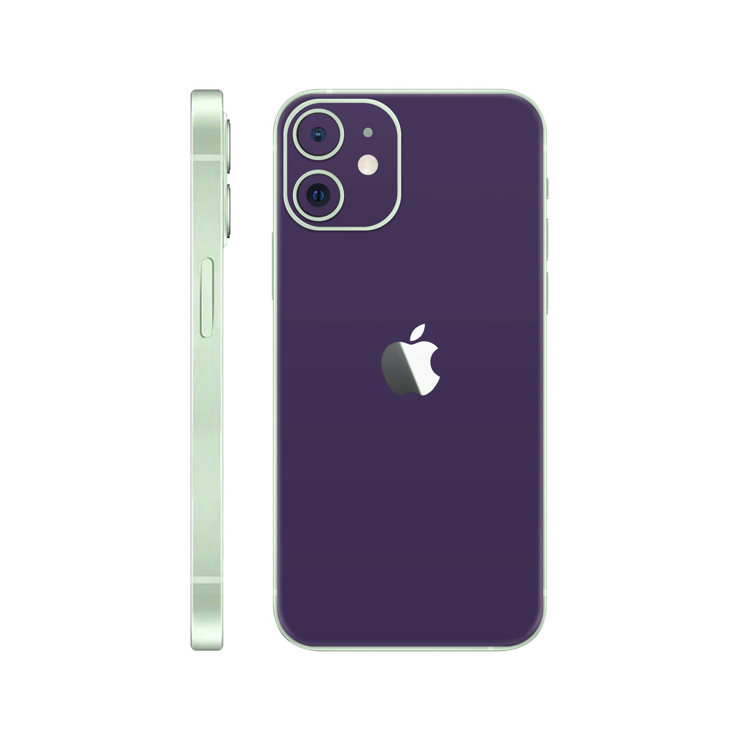 Folie de protectie iPhone 12, eSkins Unique, Skin Mat Mov