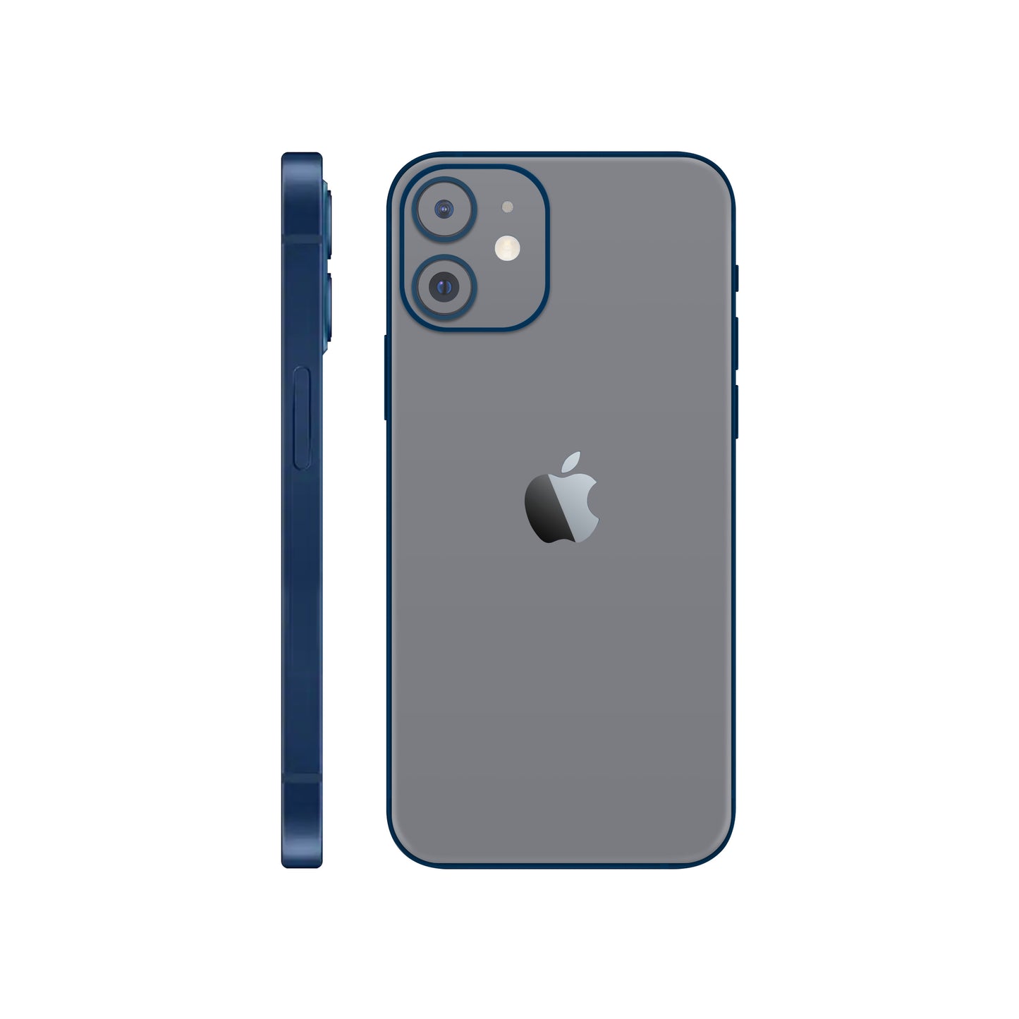 Skin iPhone 12 Mini, Matte Gray