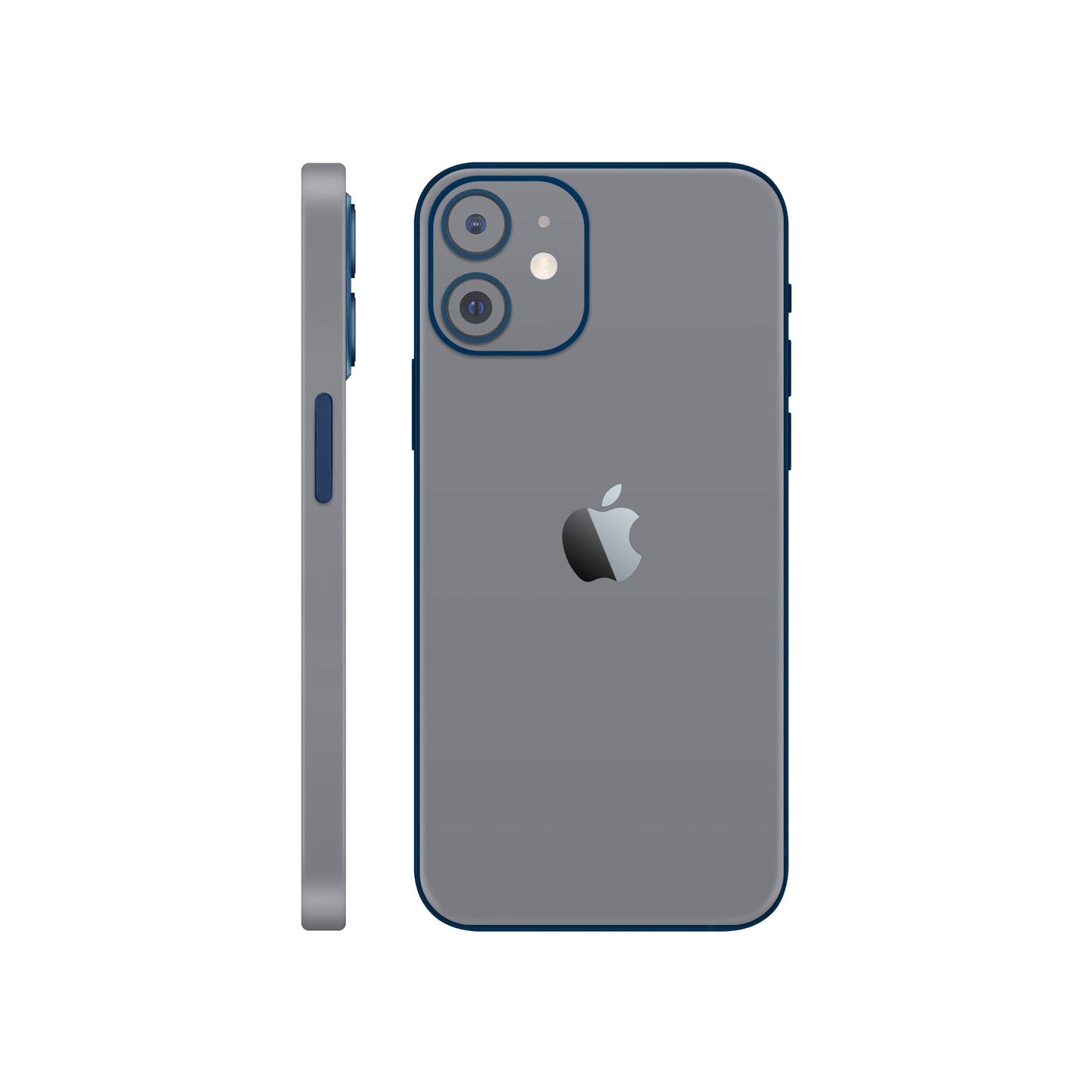 Skin iPhone 12 Mini, Matte Gray