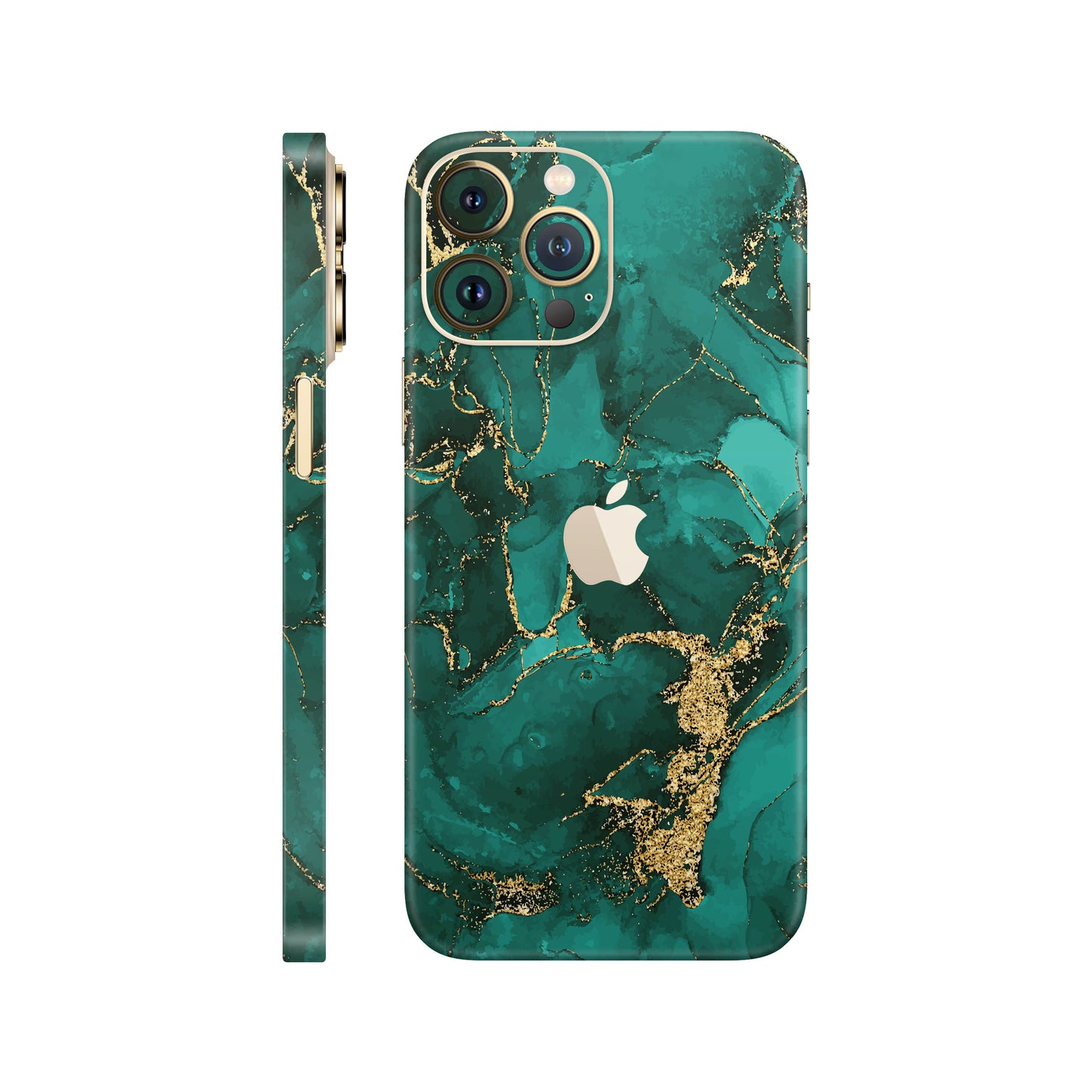 Folie de protectie iPhone 12 Pro, eSkins Signature, Ethereal Green