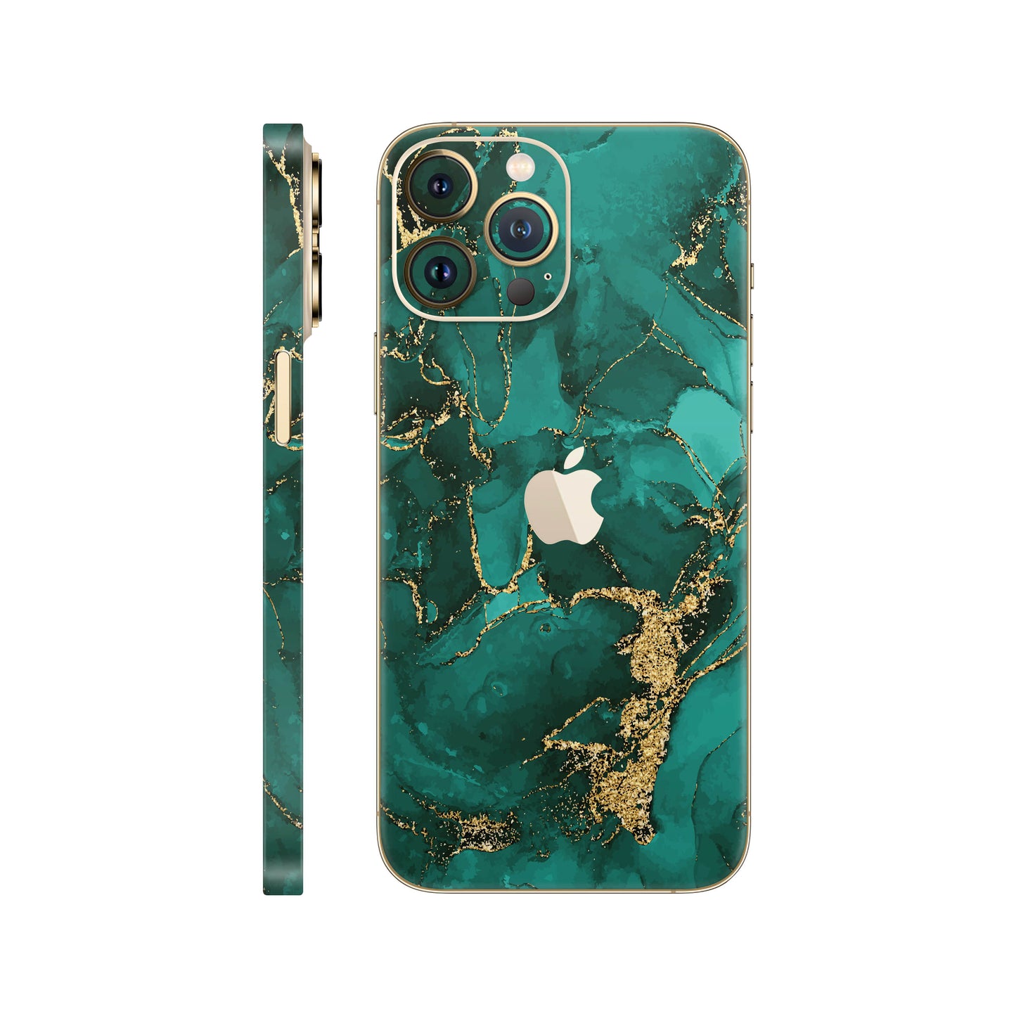 Folie de protectie iPhone 12 Pro, eSkins Signature, Ethereal Green